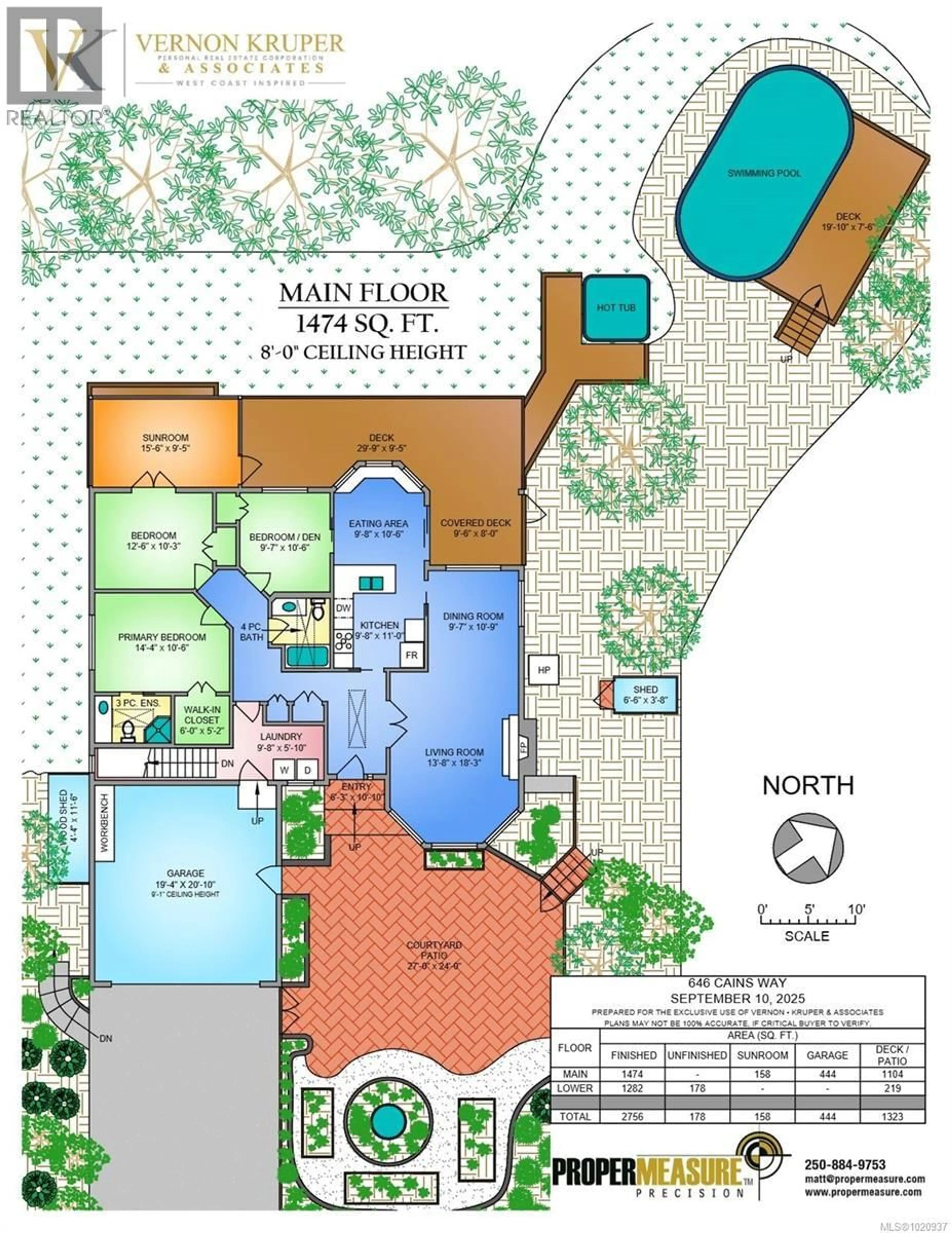 Floor plan for 646 CAINS WAY, Sooke British Columbia V9Z1C6