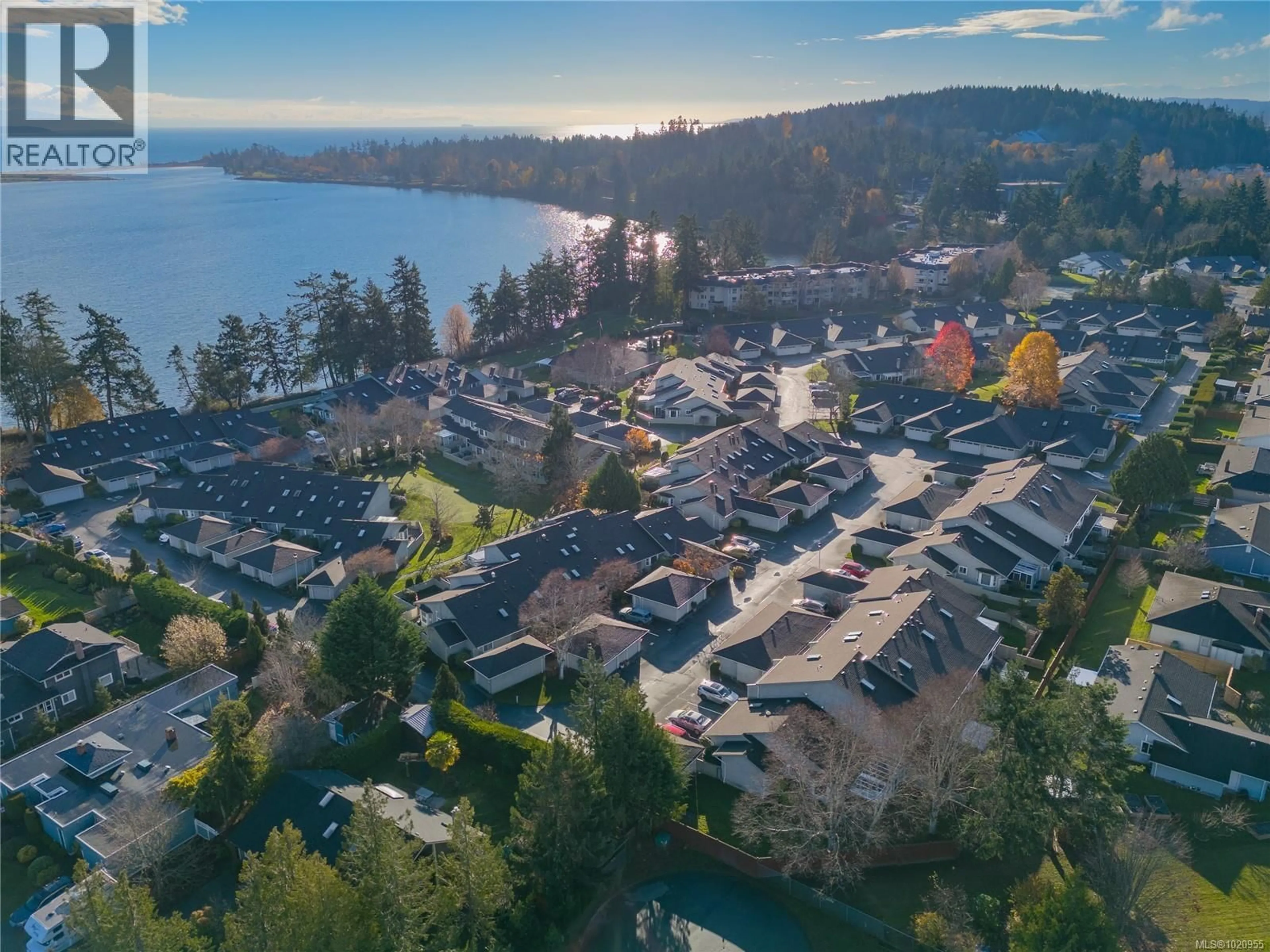 A pic from outside/outdoor area/front of a property/back of a property/a pic from drone, water/lake/river/ocean view for 41 - 2600 FERGUSON ROAD, Central Saanich British Columbia V8M2C1