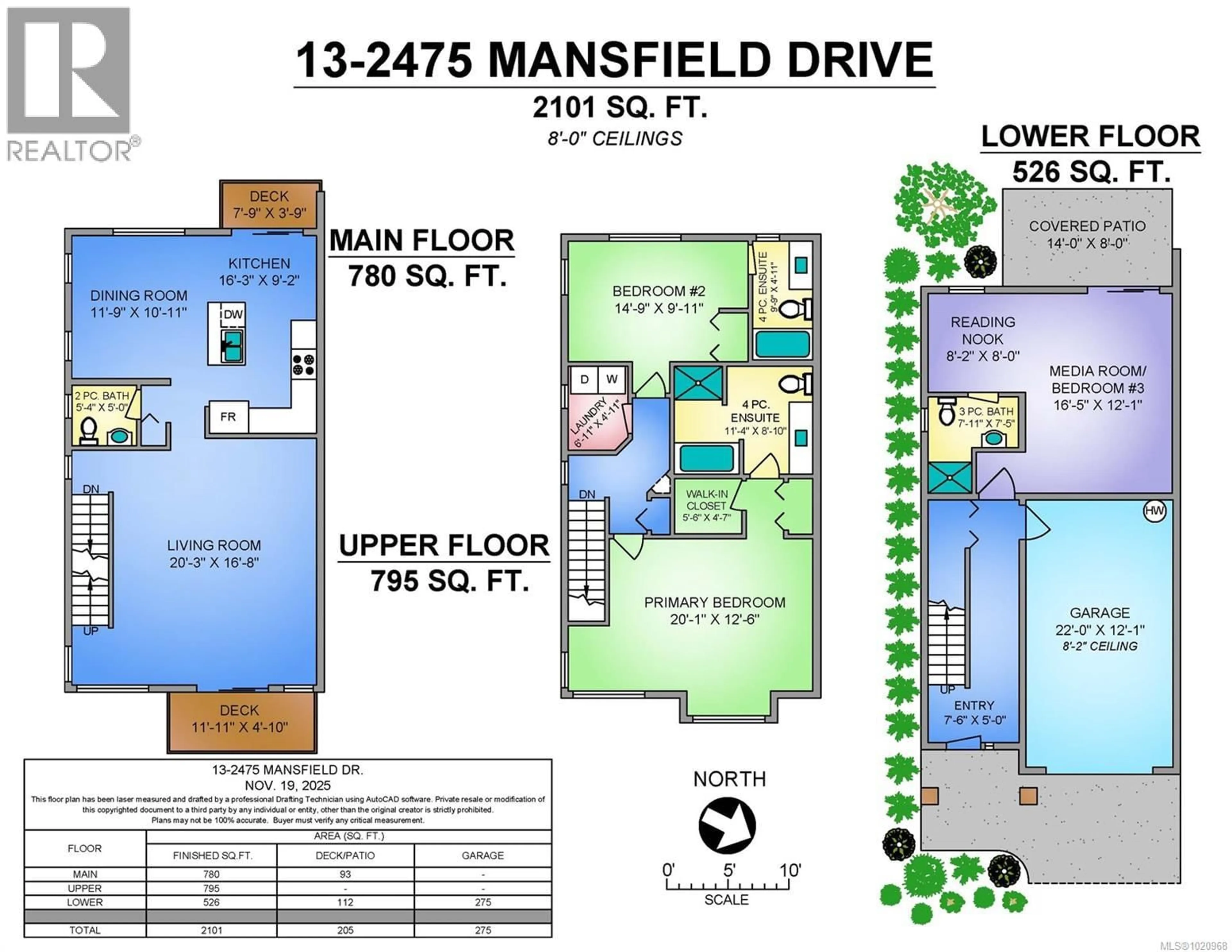 Floor plan for 13 - 2475 MANSFIELD DRIVE, Courtenay British Columbia V9N2M2