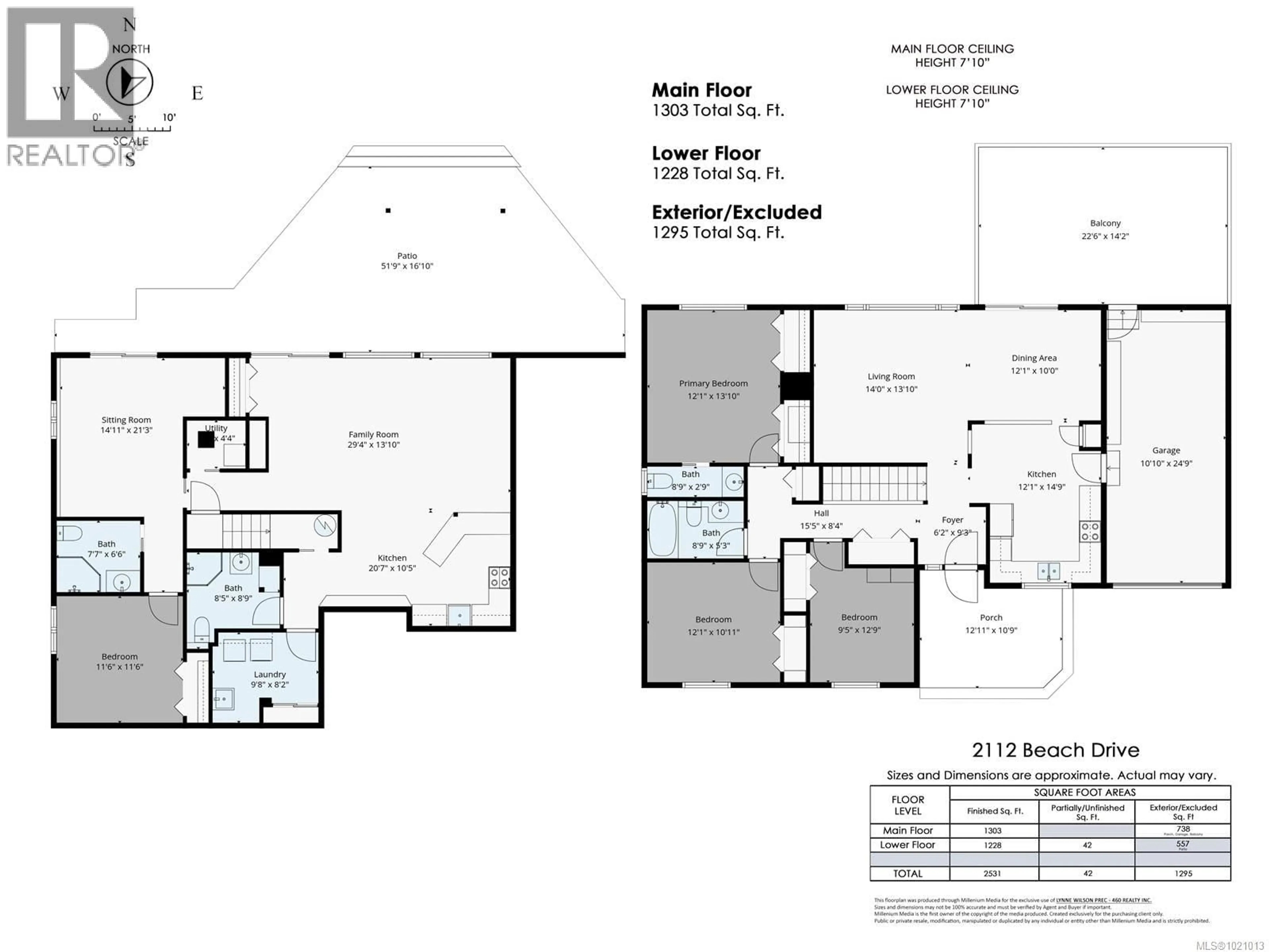 Floor plan for 2112 BEACH DRIVE, Port McNeill British Columbia V0N2R0