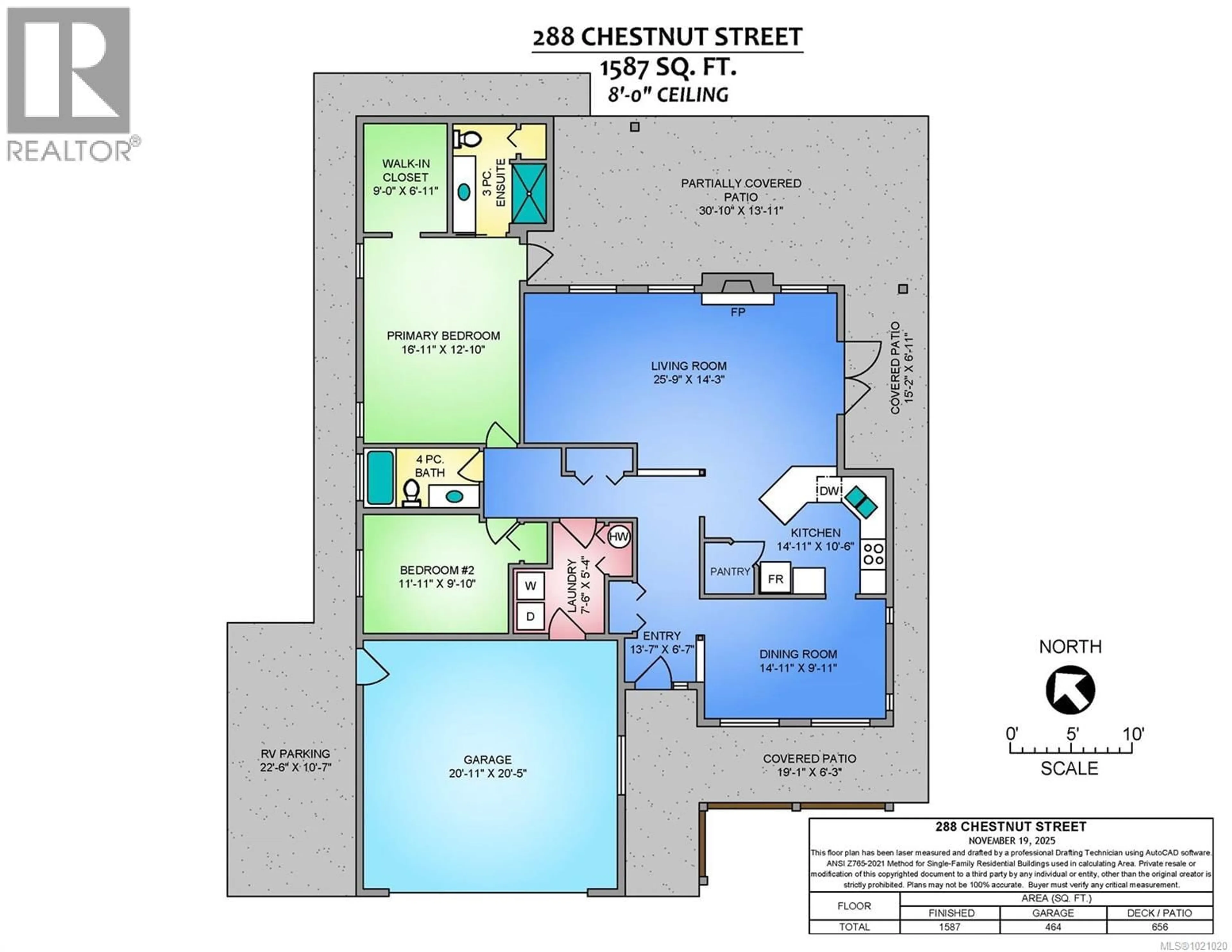 Floor plan for 288 CHESTNUT STREET, Parksville British Columbia V9P2B7