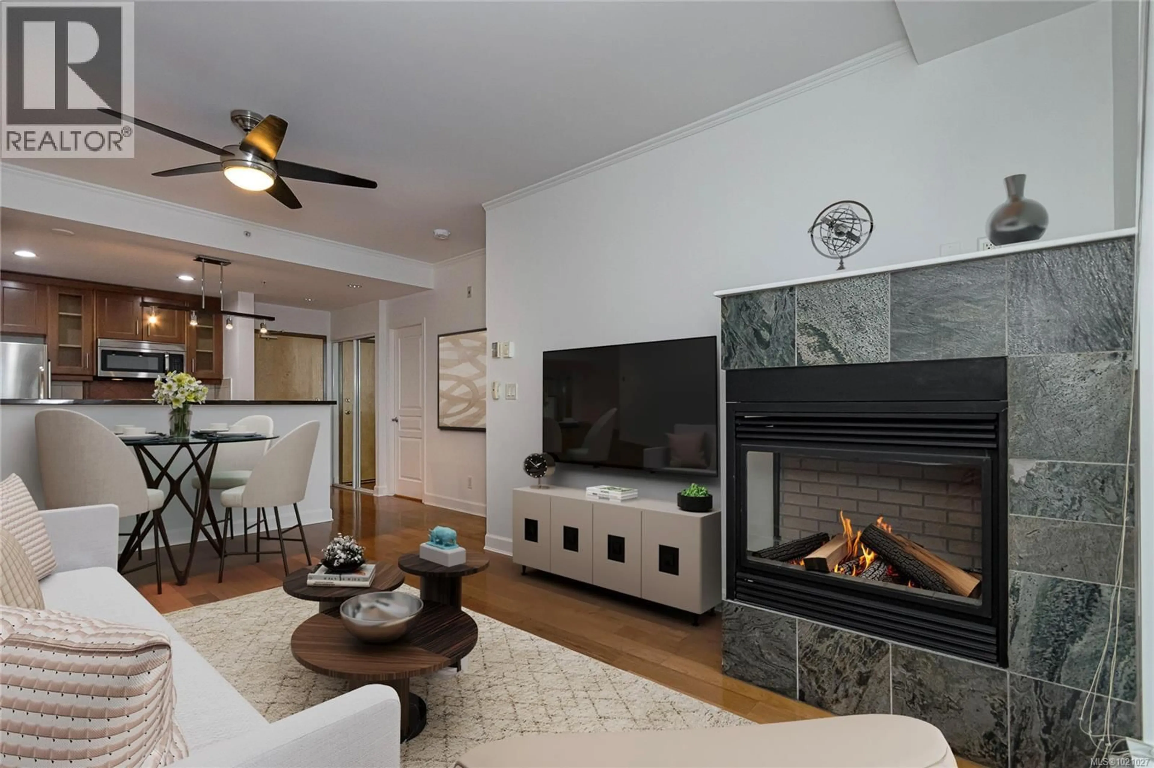 Living room with furniture, unknown for 307 - 225 MENZIES STREET, Victoria British Columbia V8V2G6