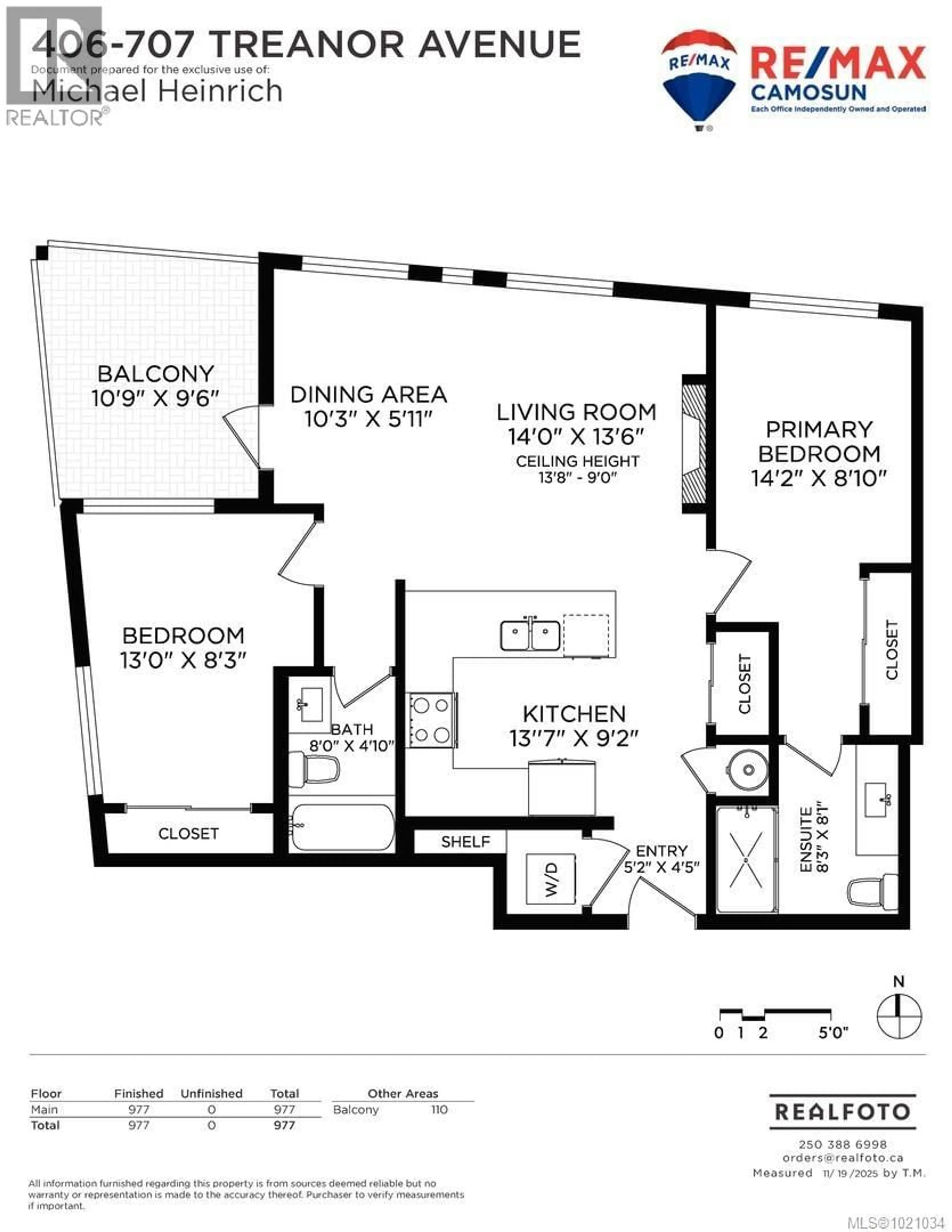 Floor plan for 406 - 707 TREANOR AVENUE, Langford British Columbia V9B0X7