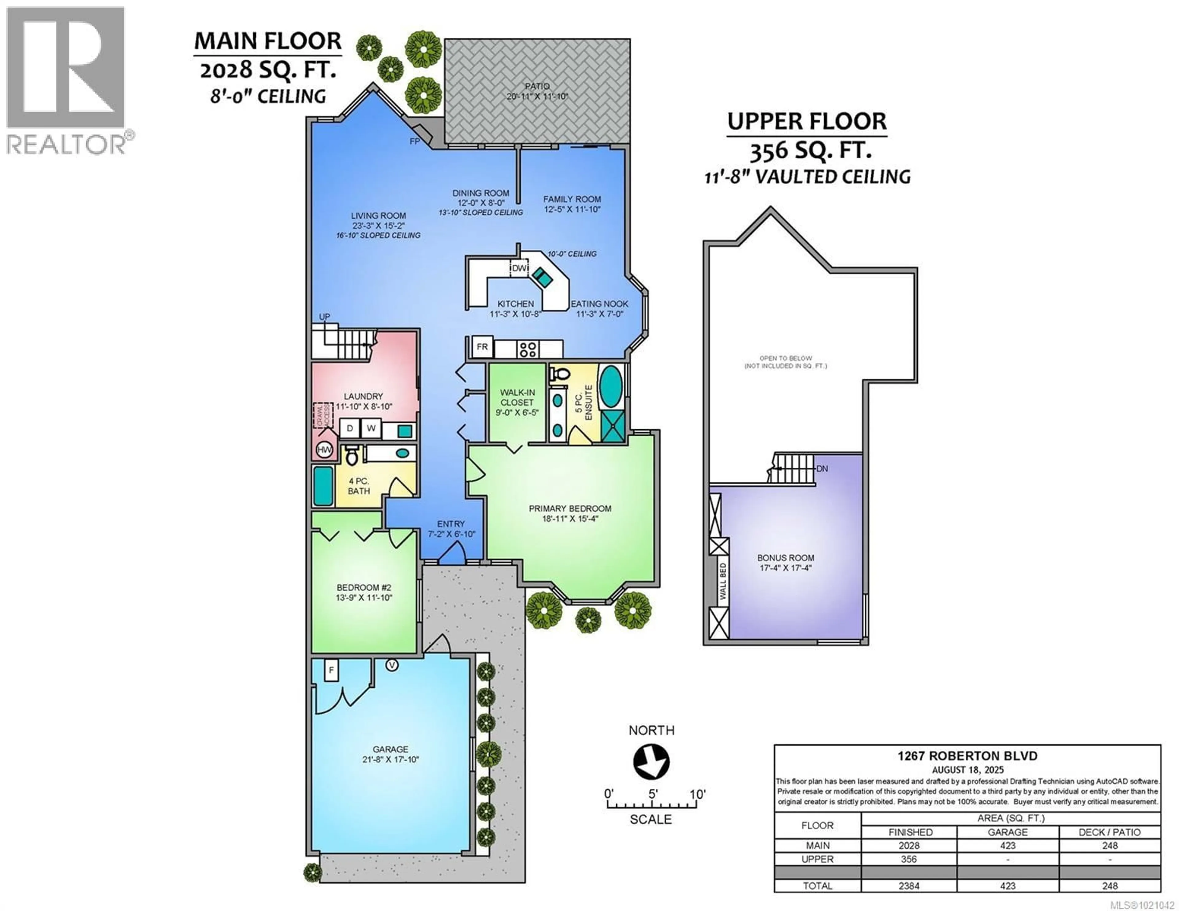 Floor plan for 1267 ROBERTON BOULEVARD, French Creek British Columbia V9P2P8