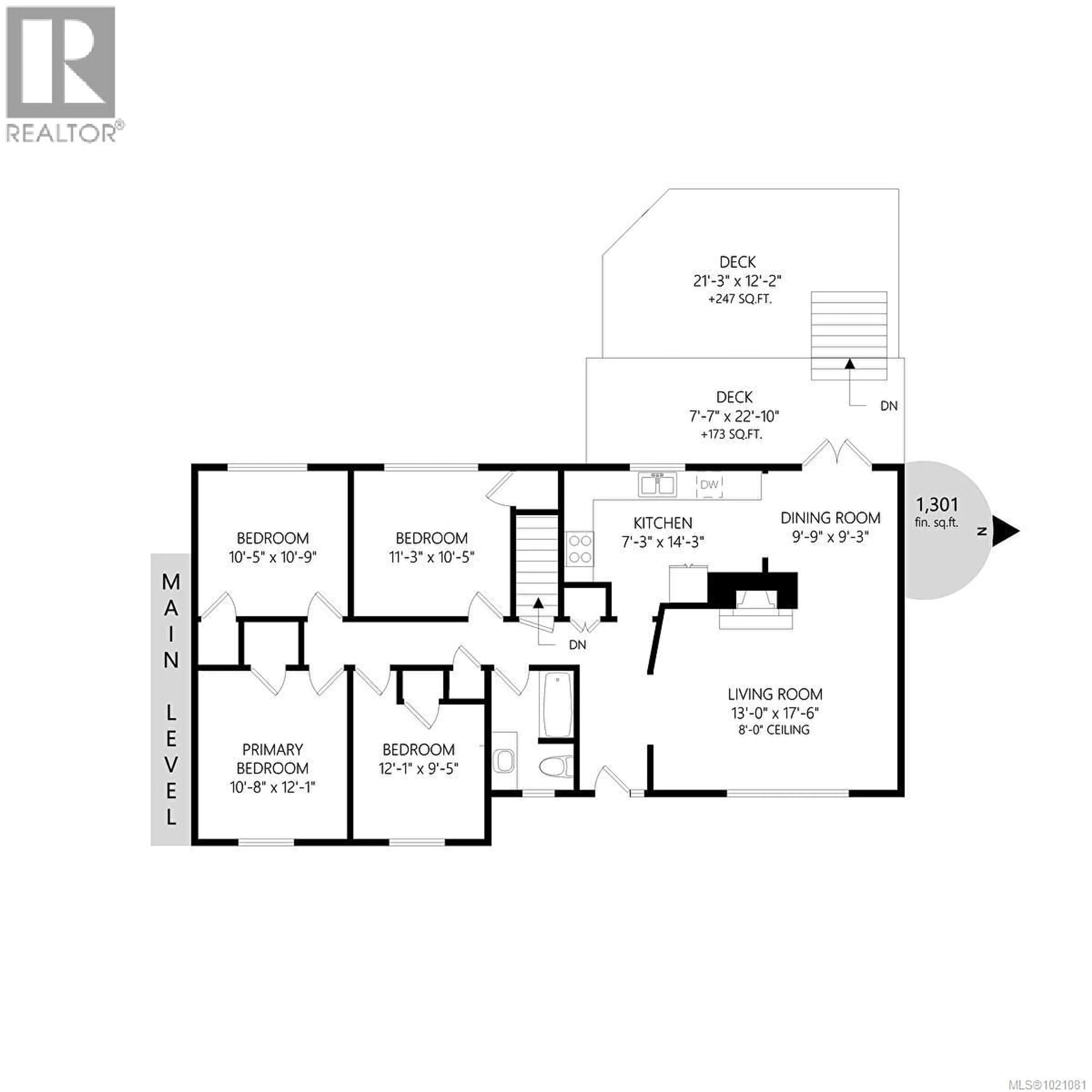 Floor plan for 1743 TOWNLEY STREET, Saanich British Columbia V8R3A6
