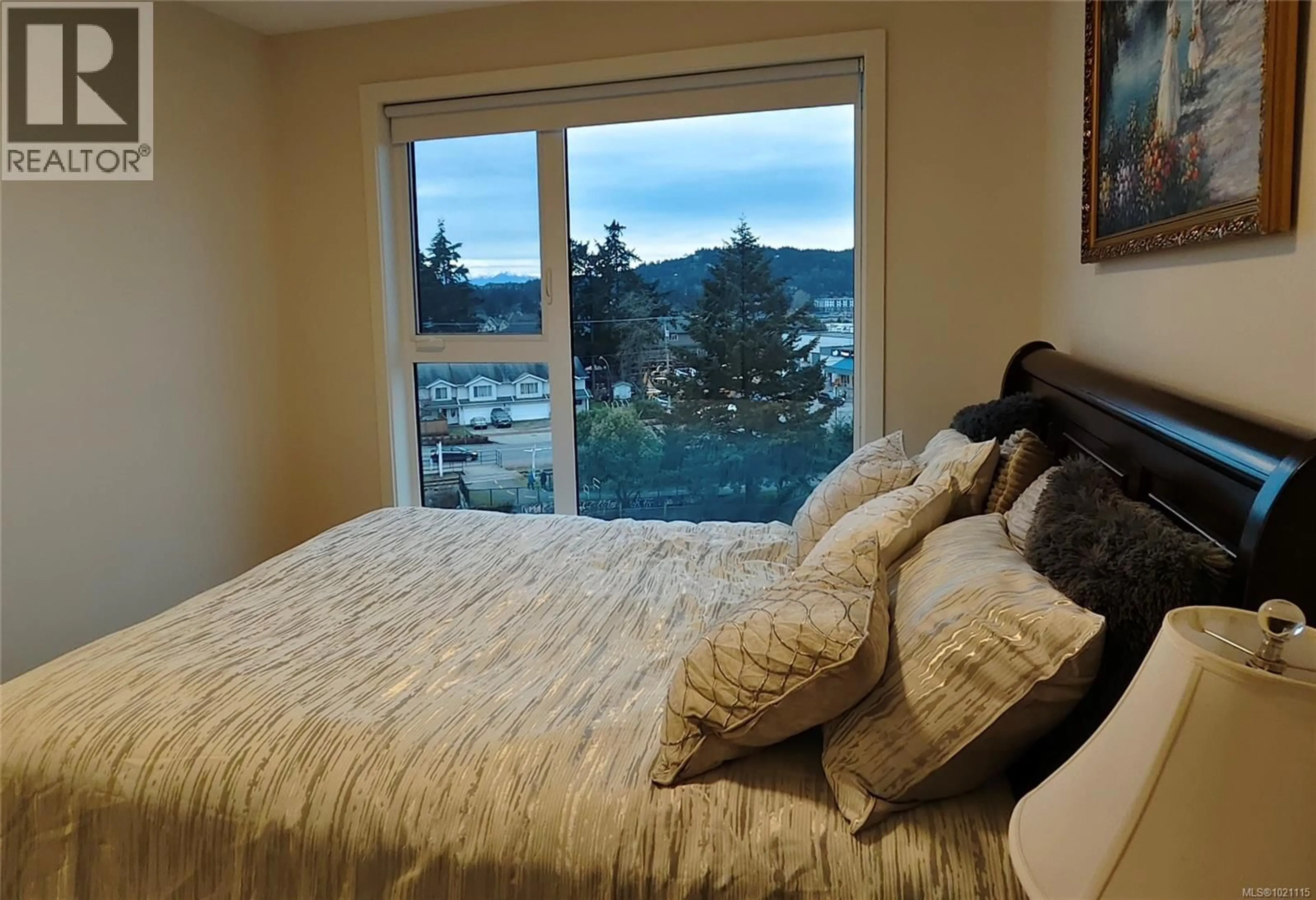 Bedroom with bed, unknown for 502 - 815 ORONO AVENUE, Langford British Columbia V9B2T9