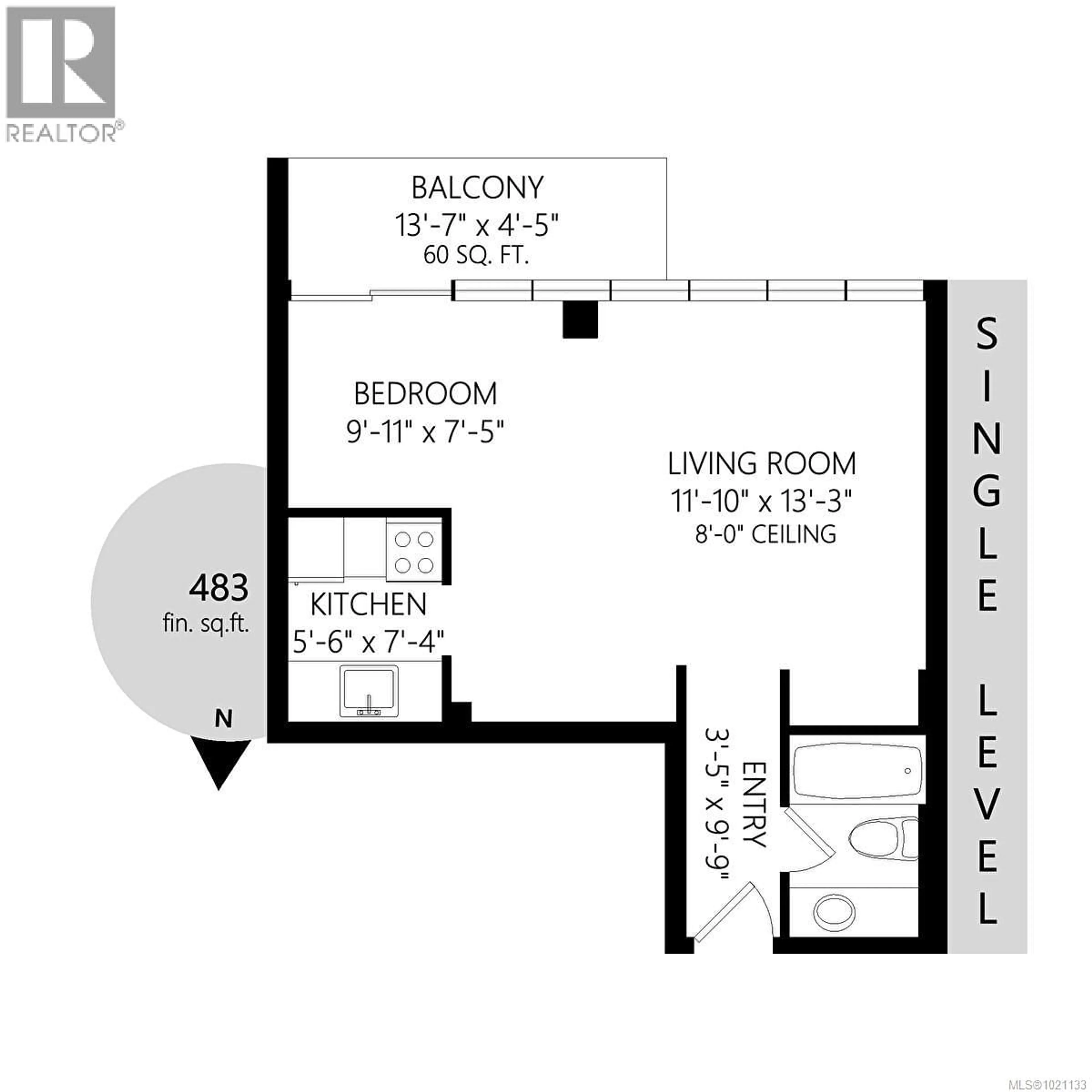 Floor plan for 1008 - 647 MICHIGAN STREET, Victoria British Columbia V8V1S9