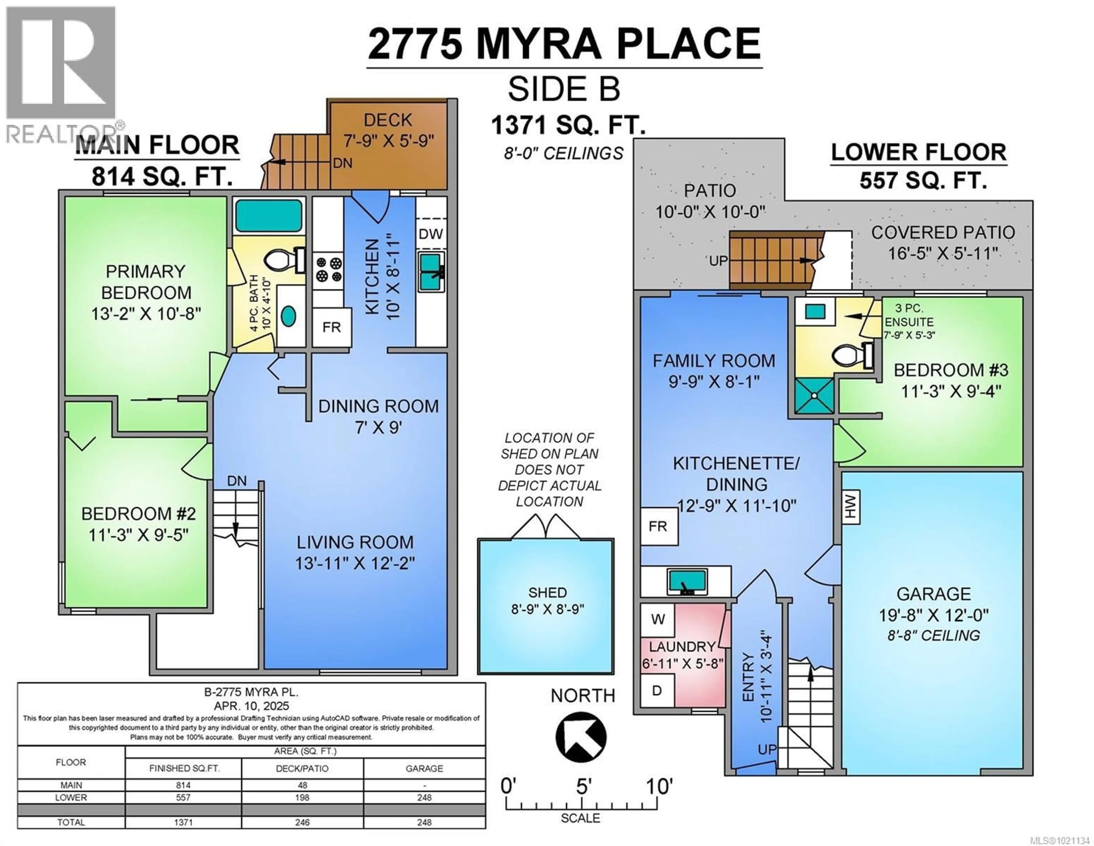 Floor plan for B - 2775 MYRA PLACE, Courtenay British Columbia V9N8S6