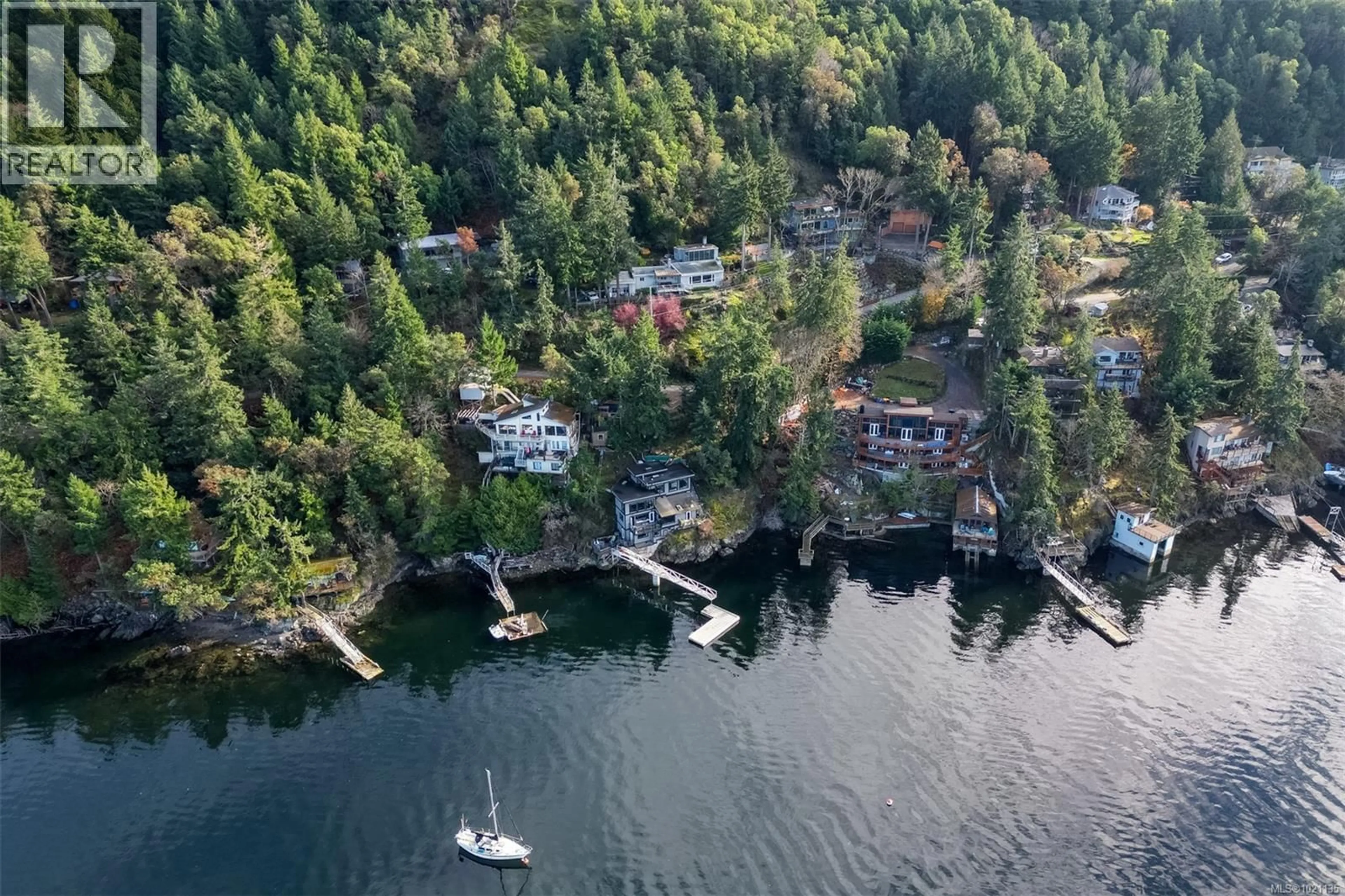 A pic from outside/outdoor area/front of a property/back of a property/a pic from drone, water/lake/river/ocean view for 6800 MARK LANE, Central Saanich British Columbia V9E2A1