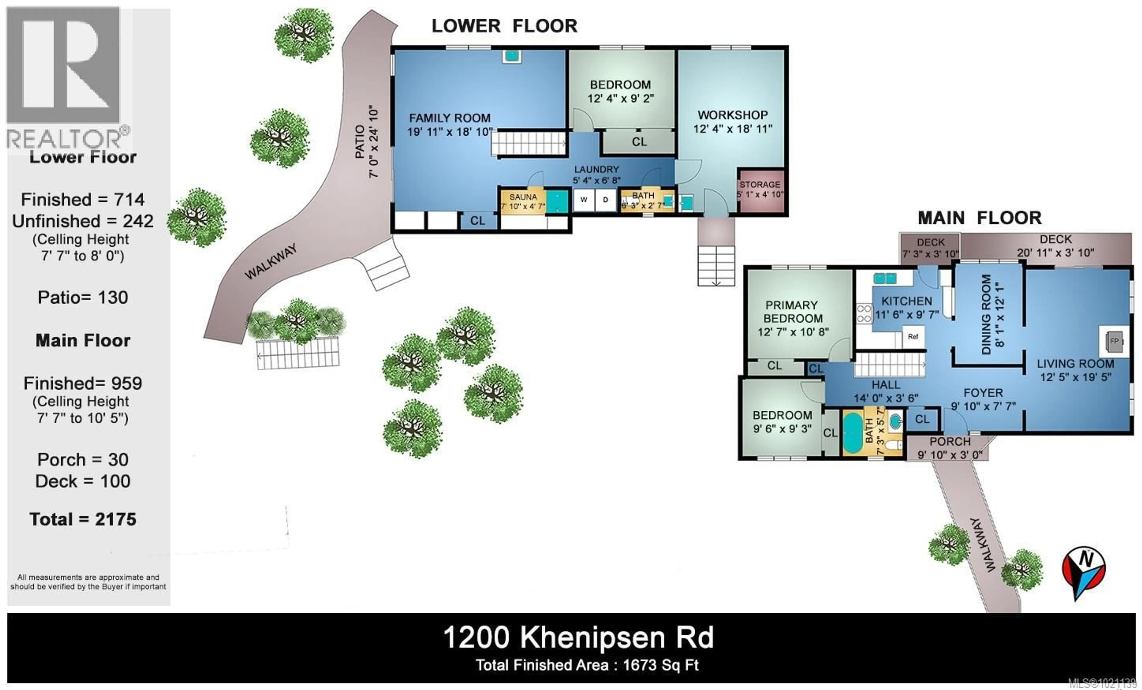 Floor plan for 1200 KHENIPSEN ROAD, Duncan British Columbia V9L5L3
