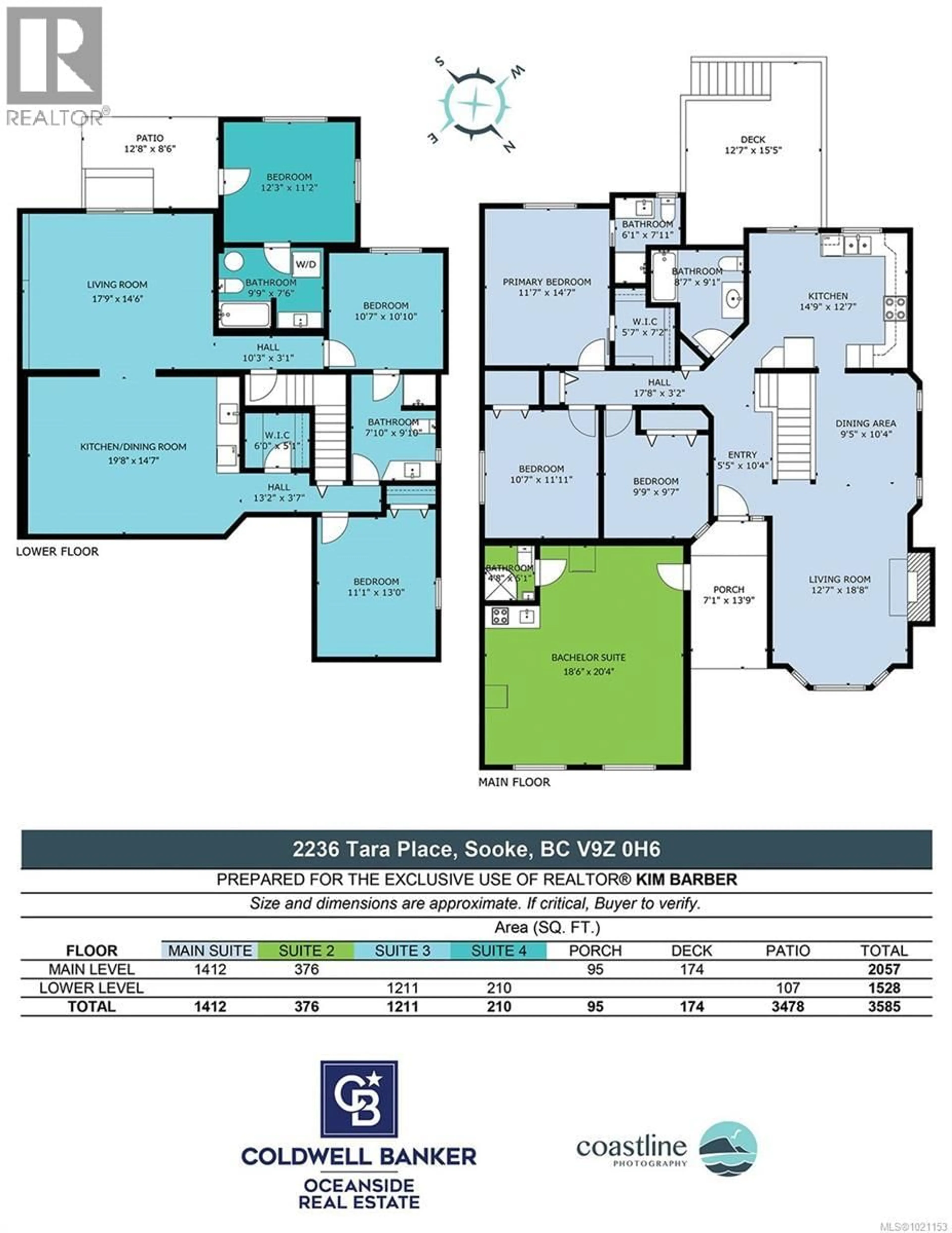 Floor plan for 2236 TARA PLACE, Sooke British Columbia V9Z0H6