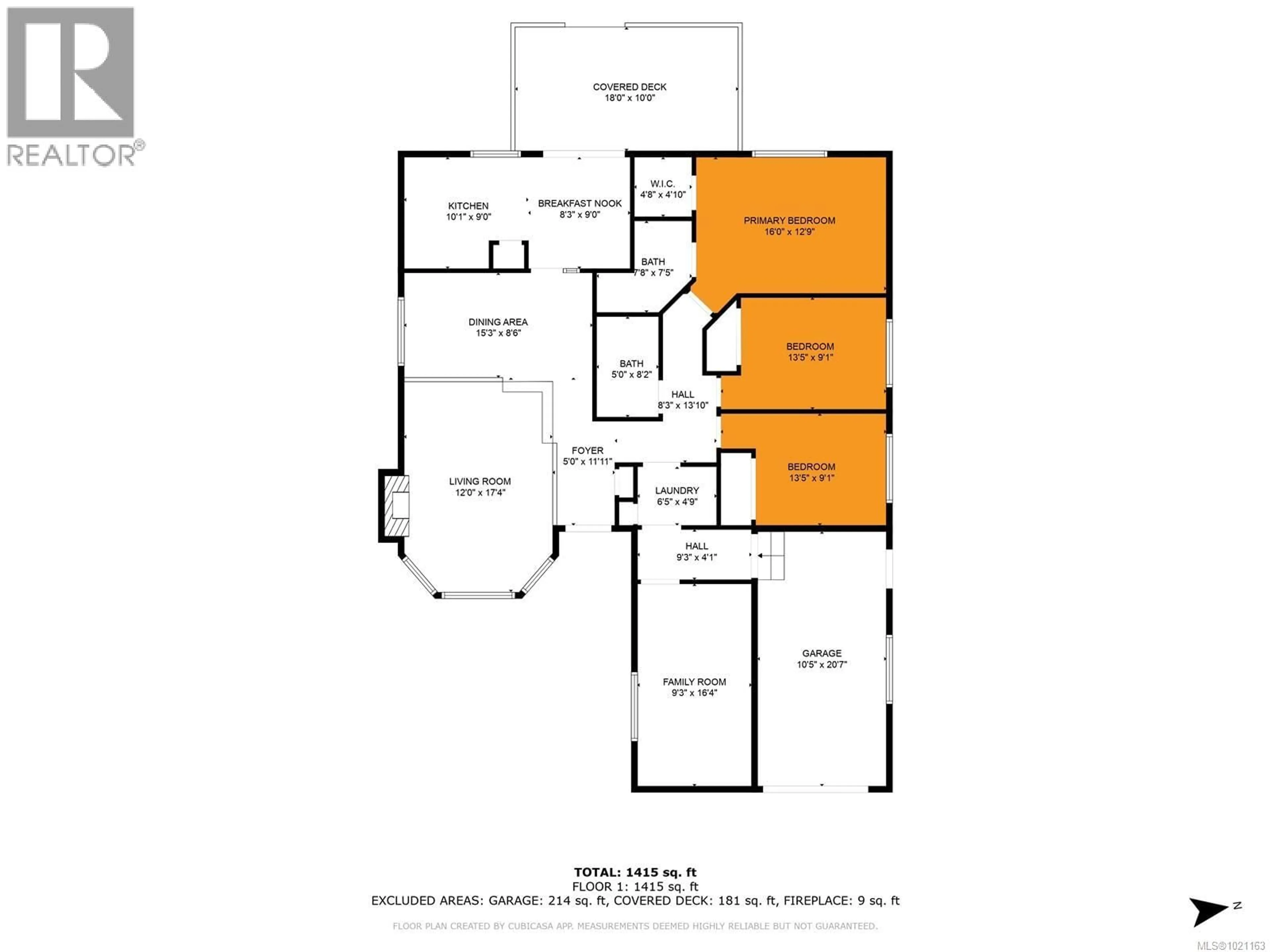 Floor plan for 2732 APPLE DRIVE, Campbell River British Columbia V9W7K4