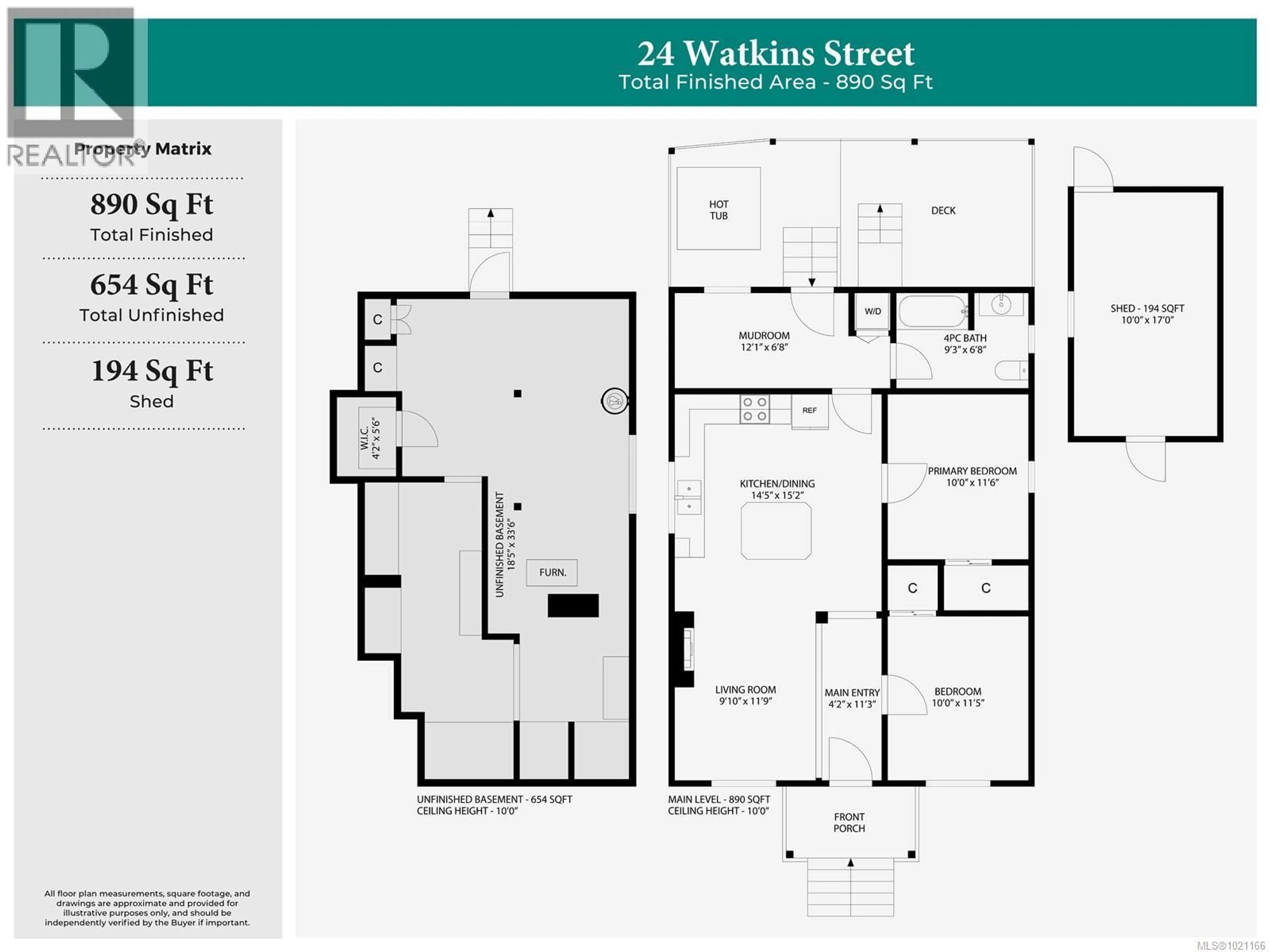 Floor plan for 24 WATKINS STREET, Nanaimo British Columbia V9R1L8