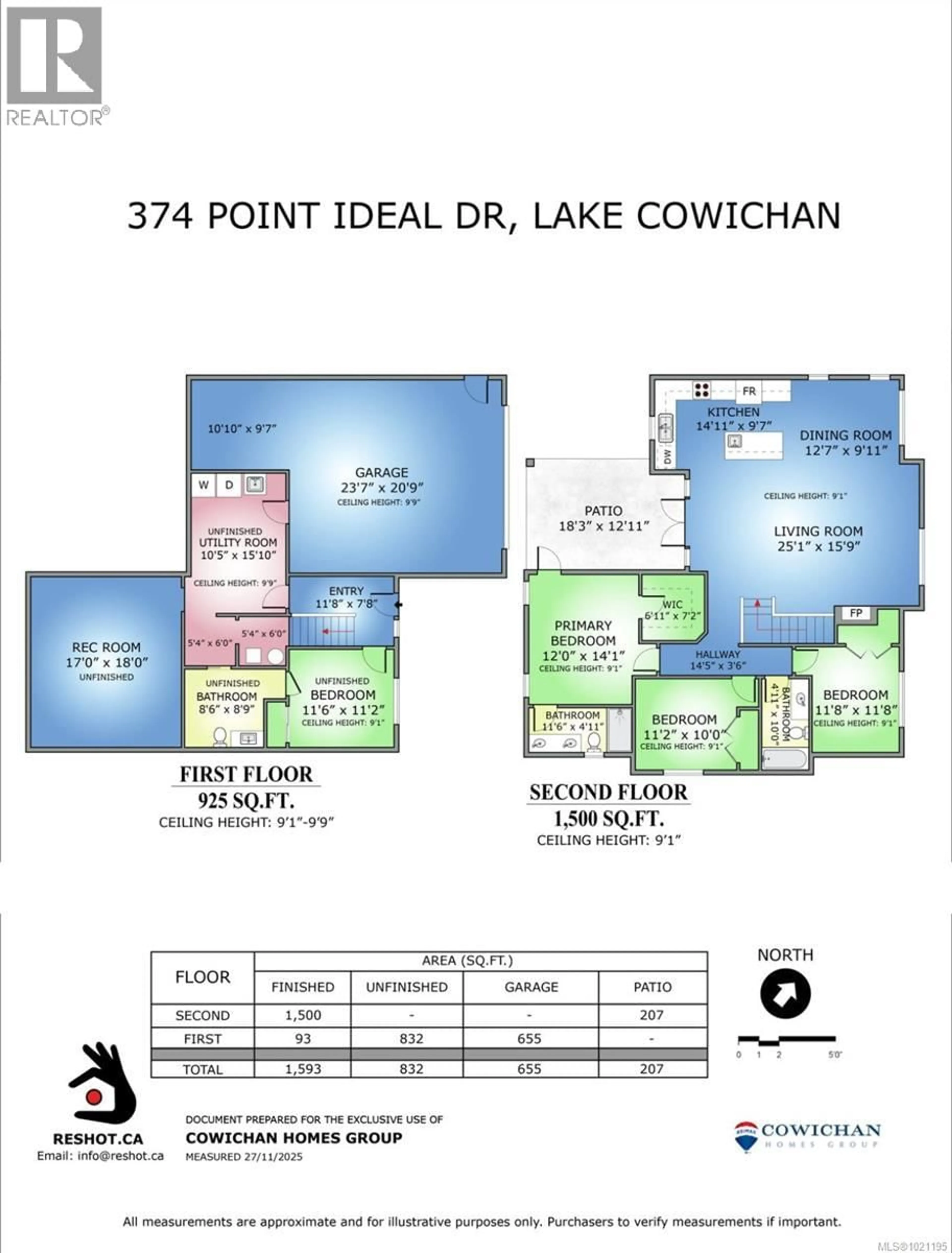 Floor plan for 374 POINT IDEAL DRIVE, Lake Cowichan British Columbia V0R2G0