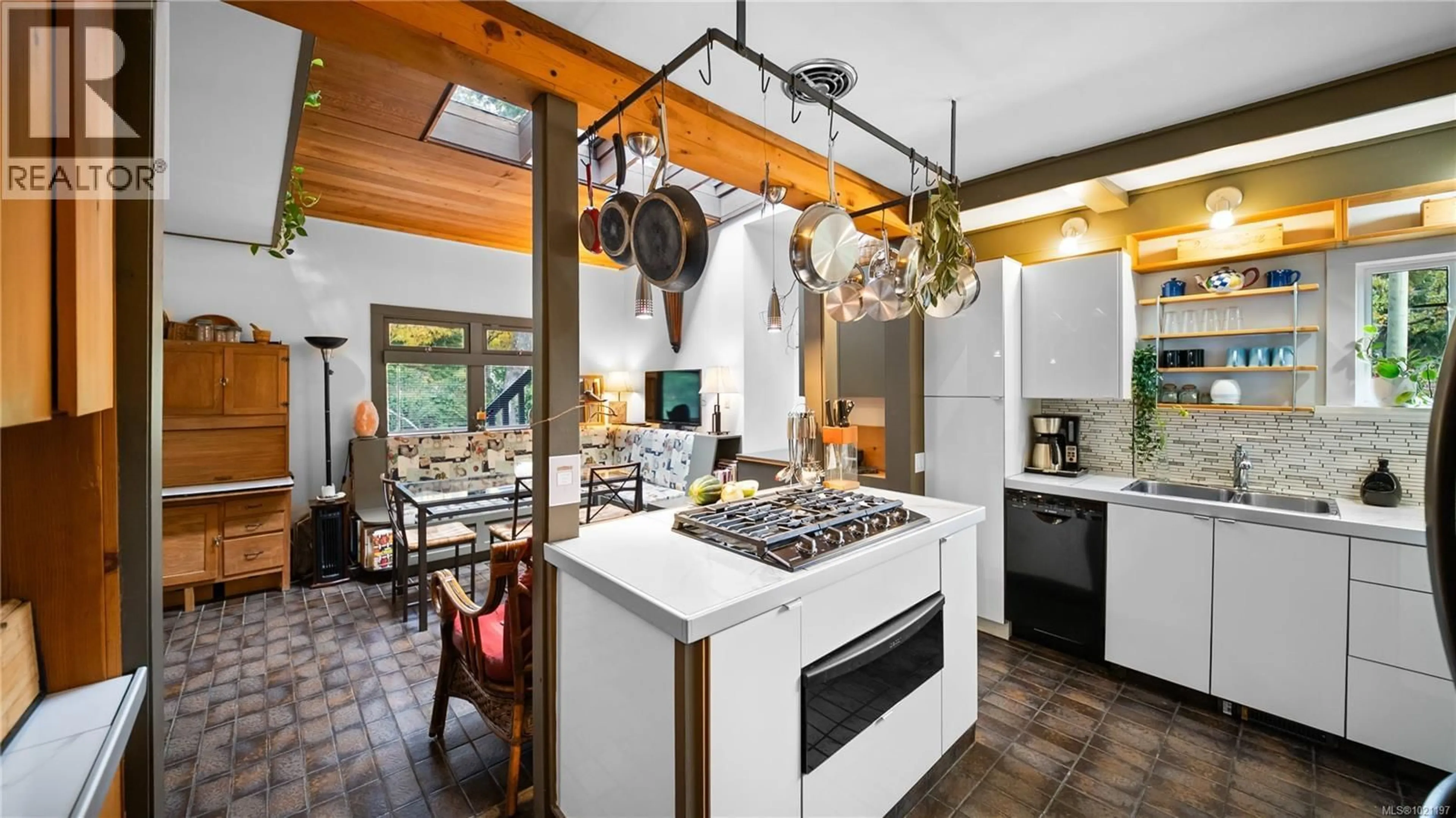 Open concept kitchen, ceramic/tile floor for 1168 BURNSIDE ROAD WEST, Saanich British Columbia V8Z1N6