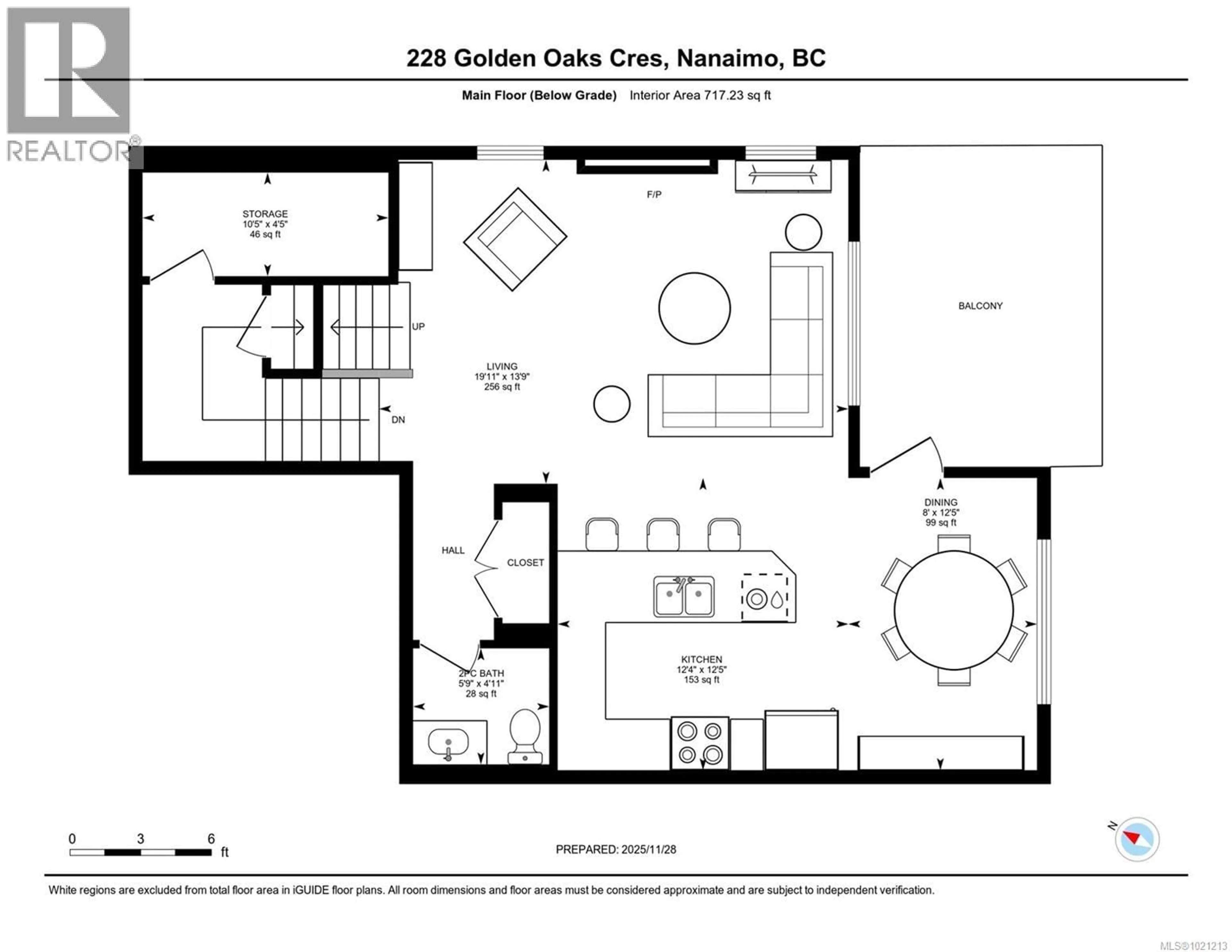 Floor plan for 228 GOLDEN OAKS CRESCENT, Nanaimo British Columbia V9T0K8