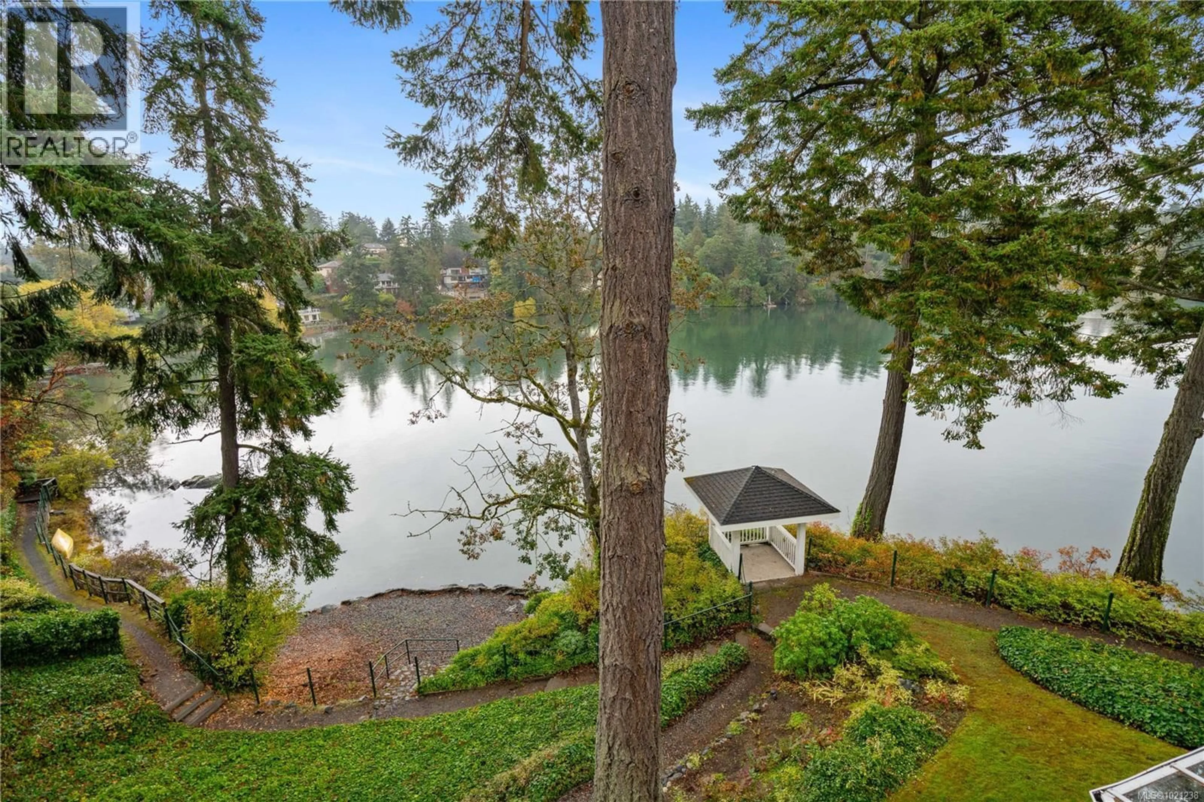Patio, water/lake/river/ocean view for 304 - 1 BUDDY ROAD, View Royal British Columbia V9B1V6
