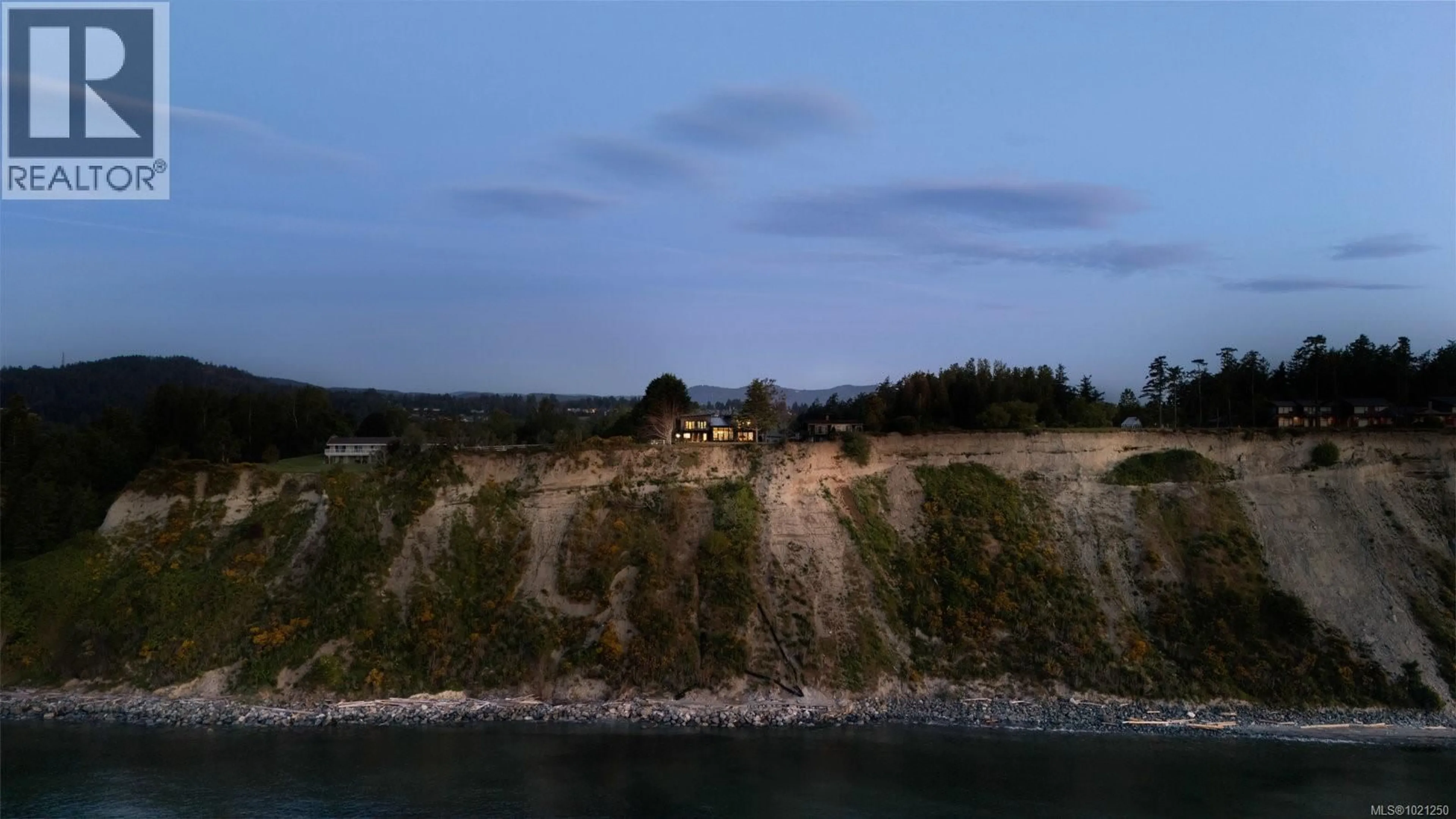 A pic from outside/outdoor area/front of a property/back of a property/a pic from drone, water/lake/river/ocean view for 3300 LIVESAY ROAD, Central Saanich British Columbia V8M1W7