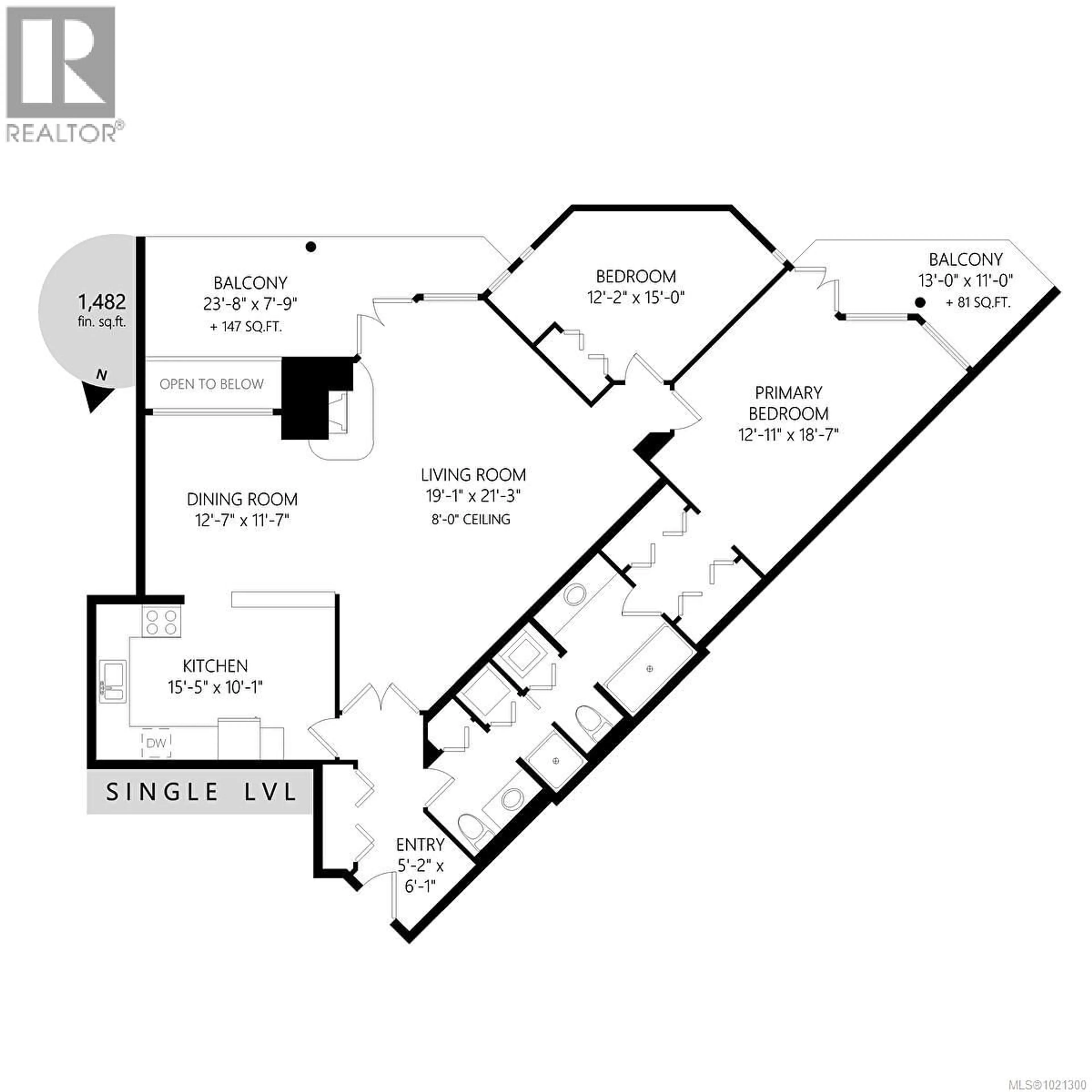 Floor plan for 206 - 2119 OAK BAY AVENUE, Oak Bay British Columbia V8R1E8