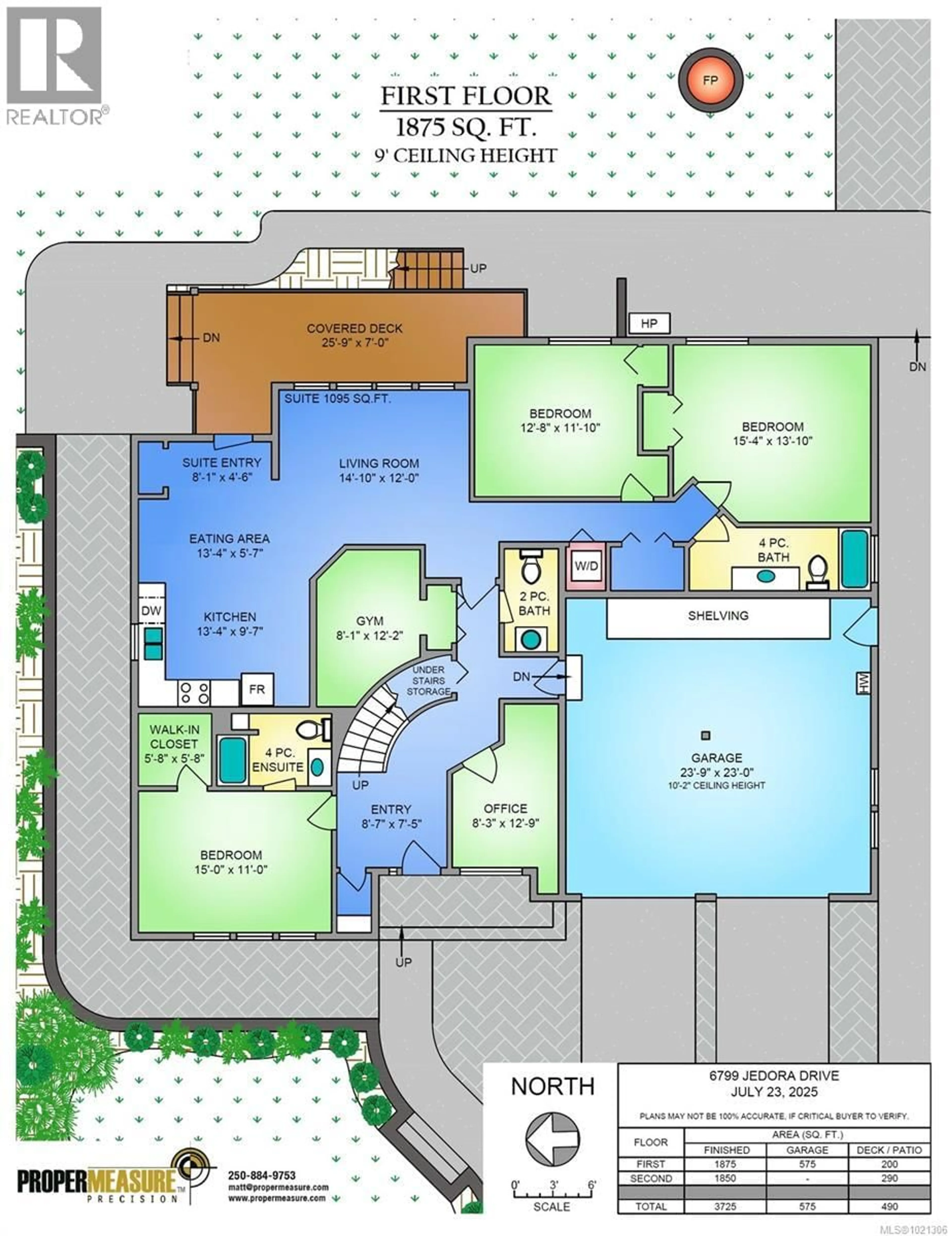 Floor plan for 6799 JEDORA DRIVE, Central Saanich British Columbia V8M1A6