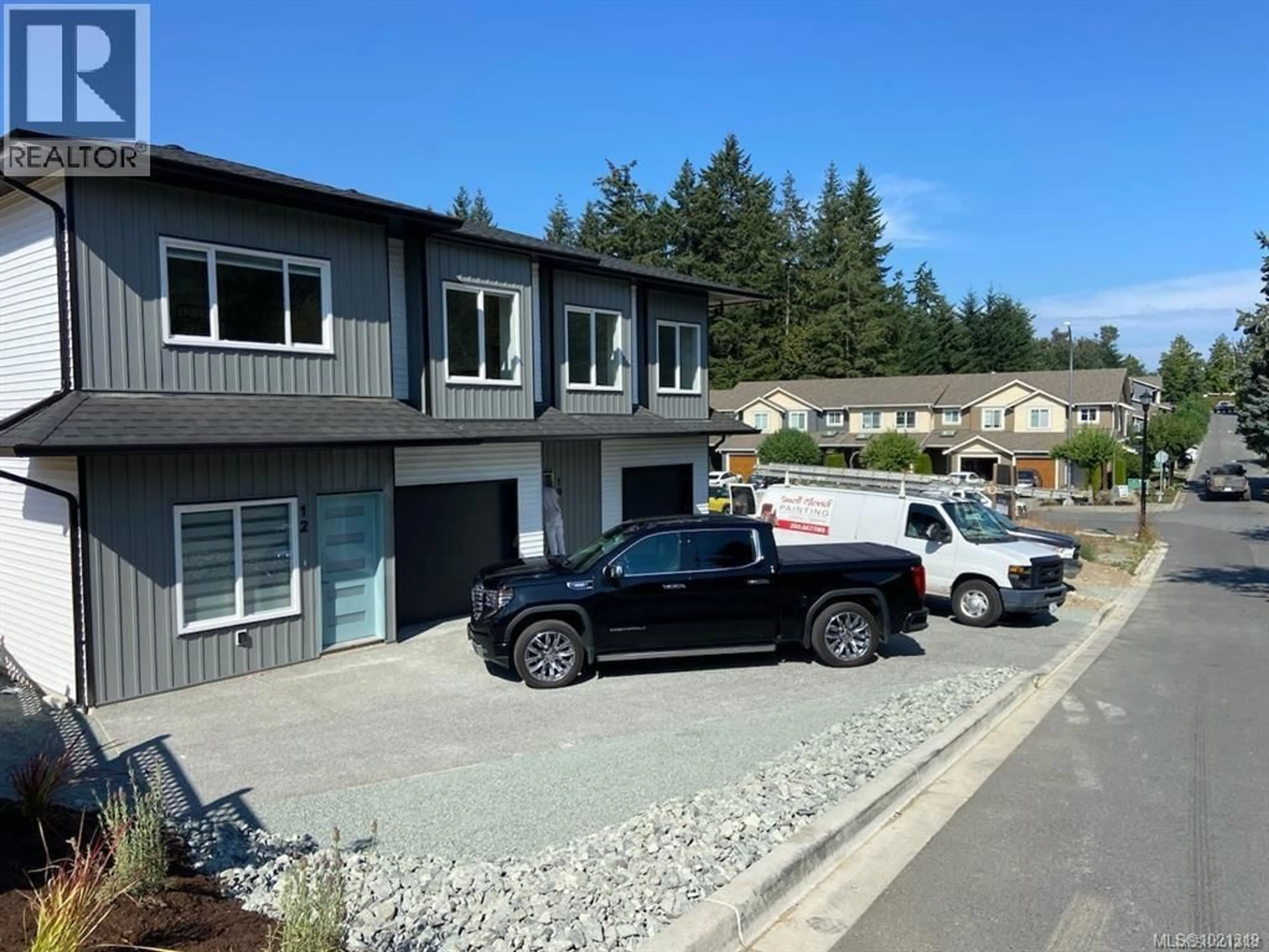 A pic from outside/outdoor area/front of a property/back of a property/a pic from drone, street for 6 LEAM ROAD, Nanaimo British Columbia V9T3N7