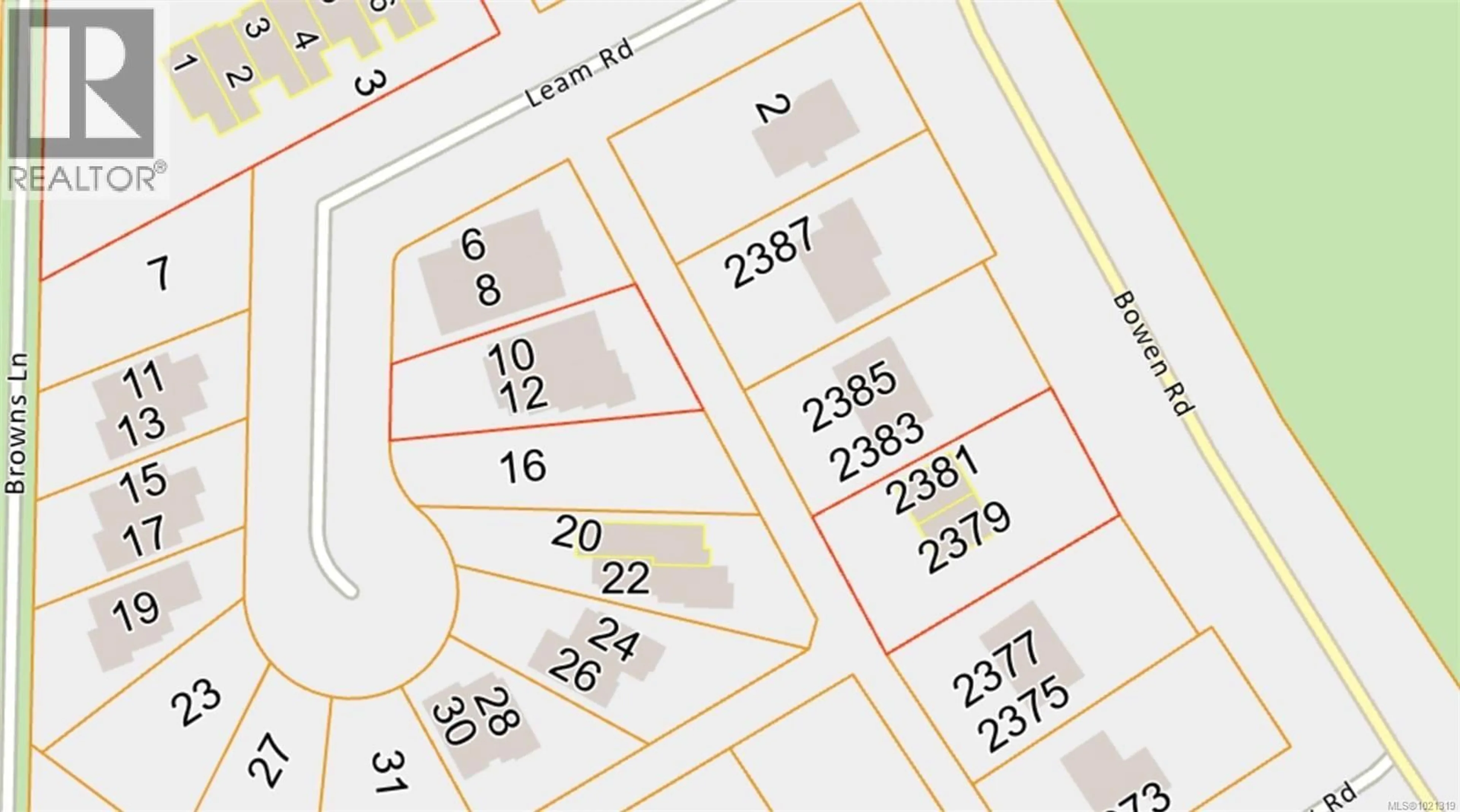 Picture of a map for 6 LEAM ROAD, Nanaimo British Columbia V9T3N7