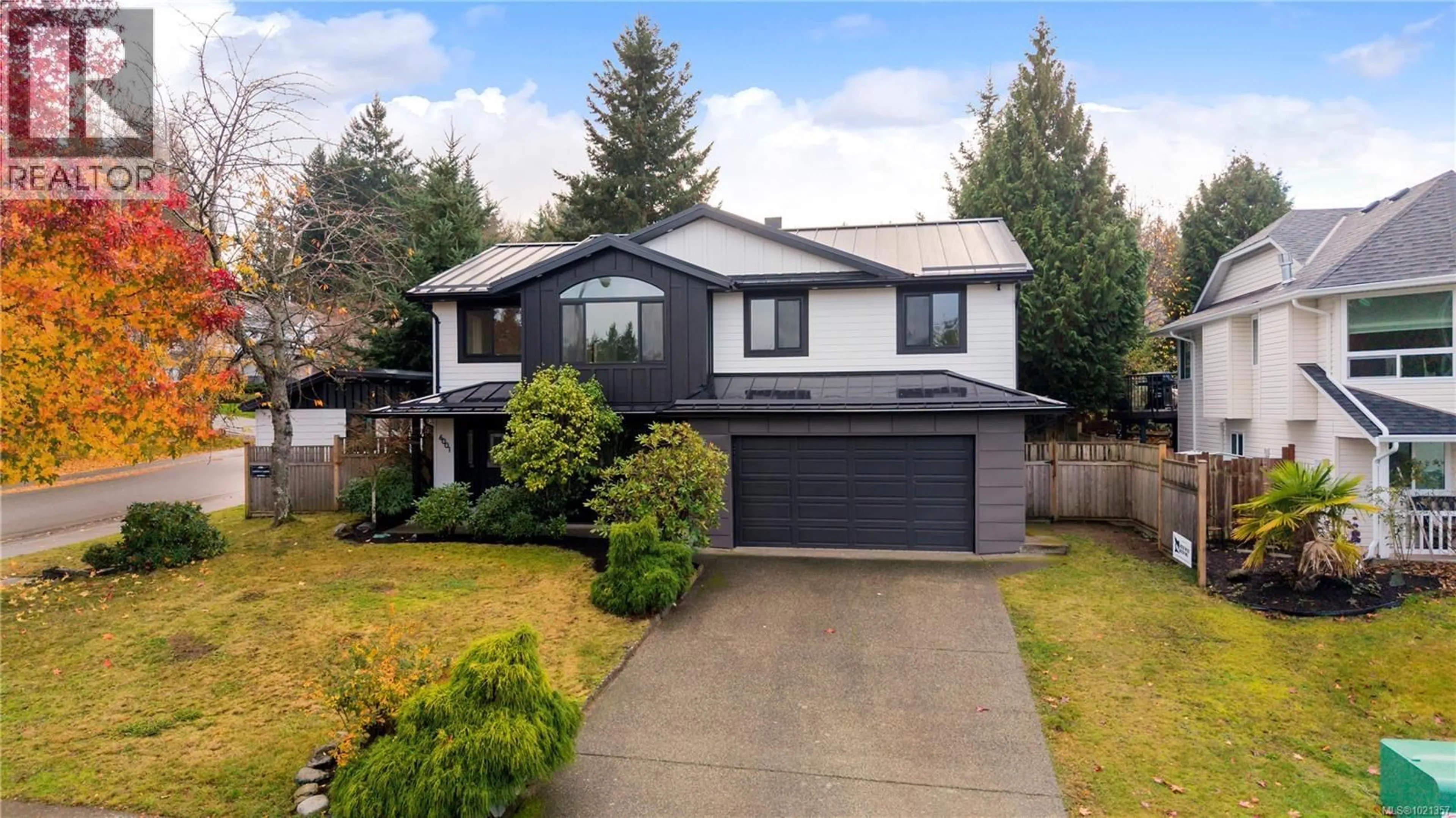 Home with vinyl exterior material, street for 6001 BUTCHER ROAD, Nanaimo British Columbia V9T5M7