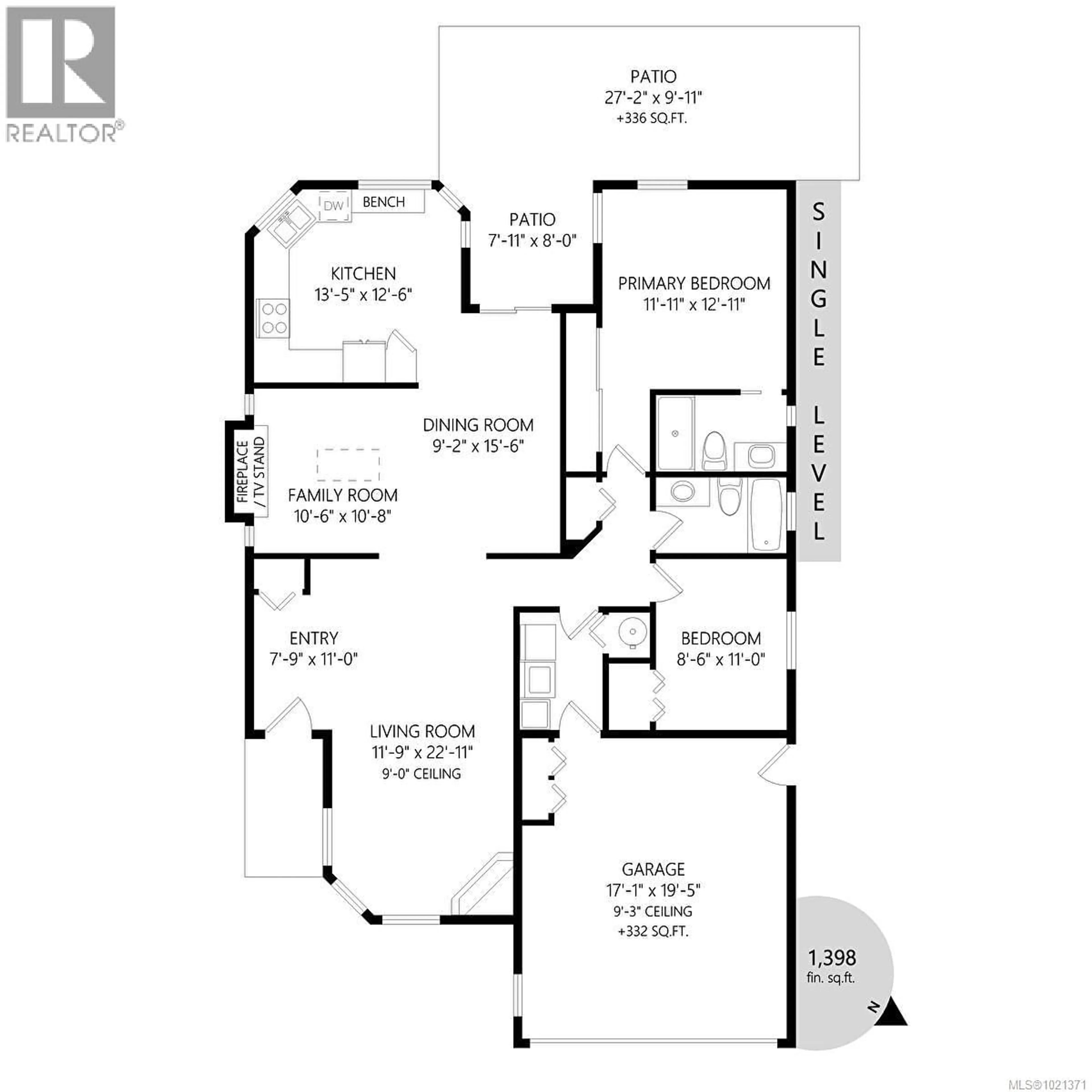 Floor plan for 6153 GARSIDE ROAD, Nanaimo British Columbia V9T6H9