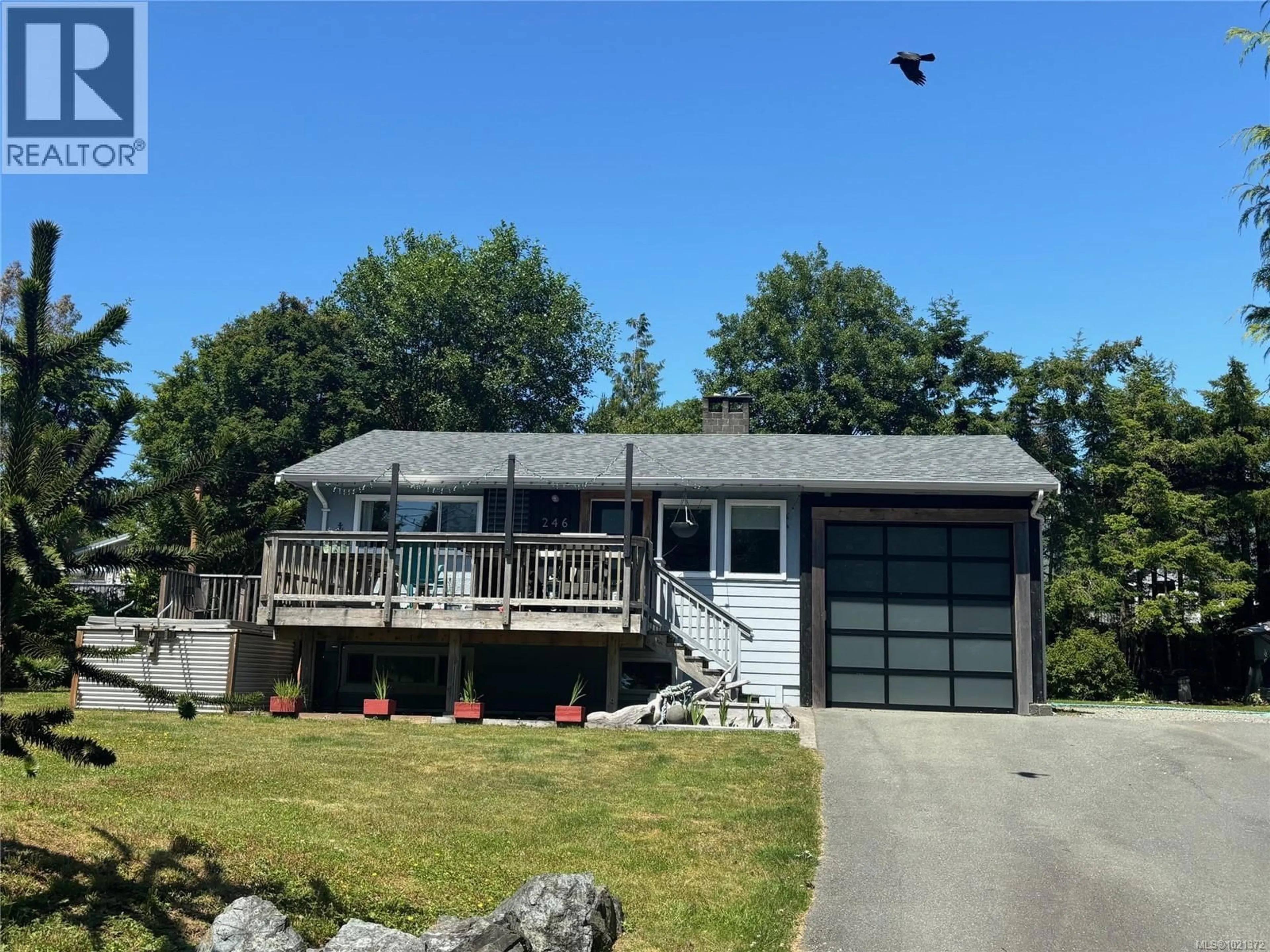 A pic from outside/outdoor area/front of a property/back of a property/a pic from drone, unknown for 246 LEE STREET, Ucluelet British Columbia V0R3A0