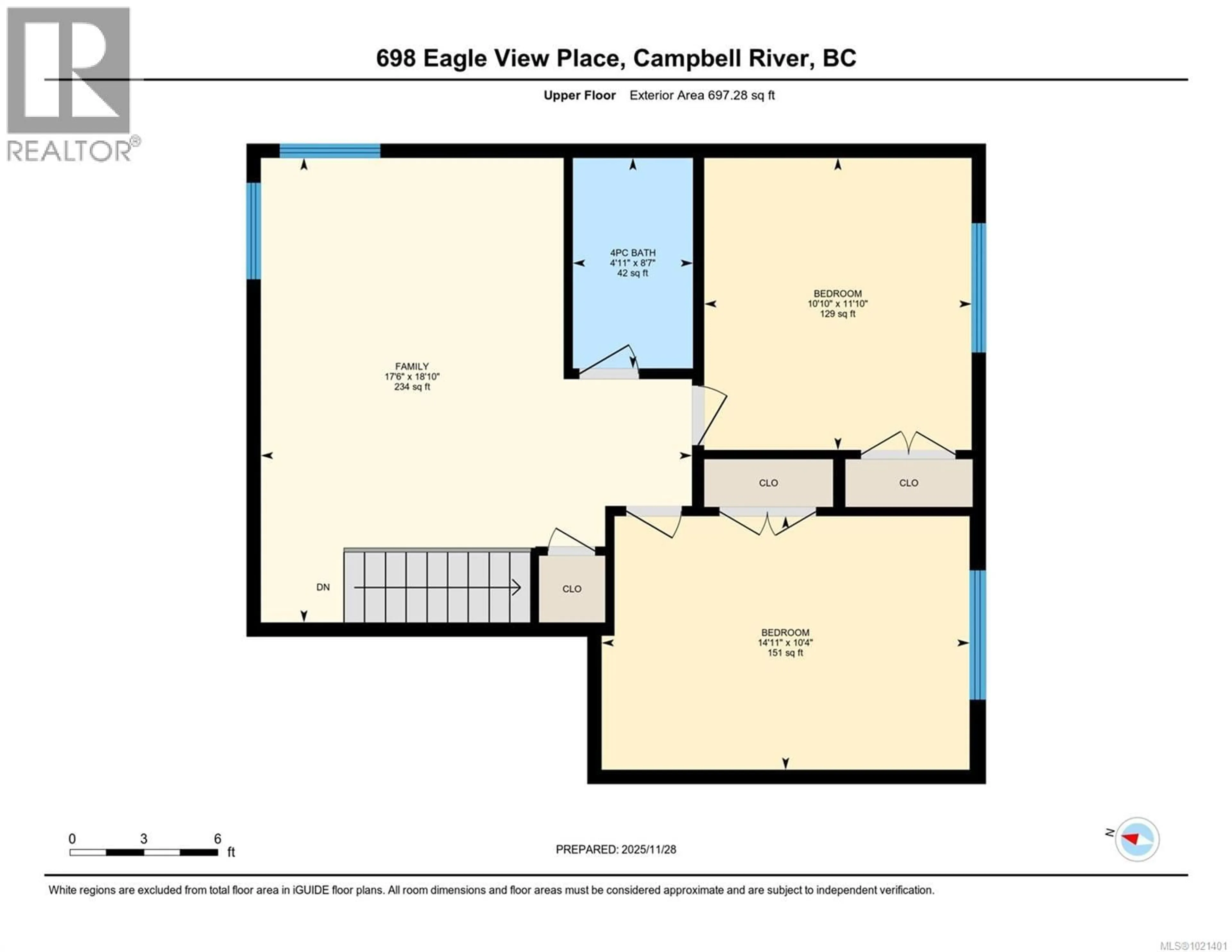 Floor plan for 698 EAGLE VIEW PLACE, Campbell River British Columbia V9W0B2