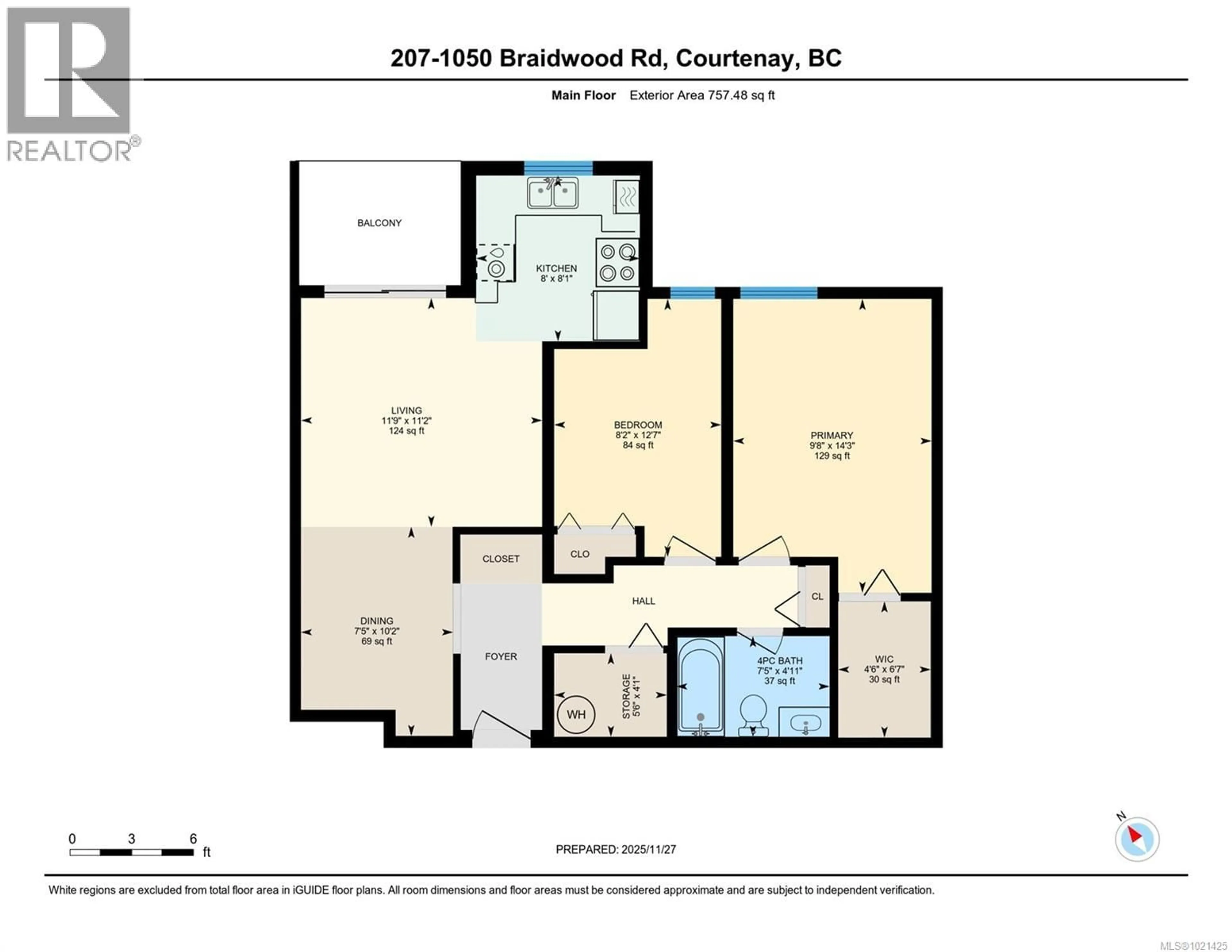 Floor plan for 207 - 1050 BRAIDWOOD ROAD, Courtenay British Columbia V9N3R9