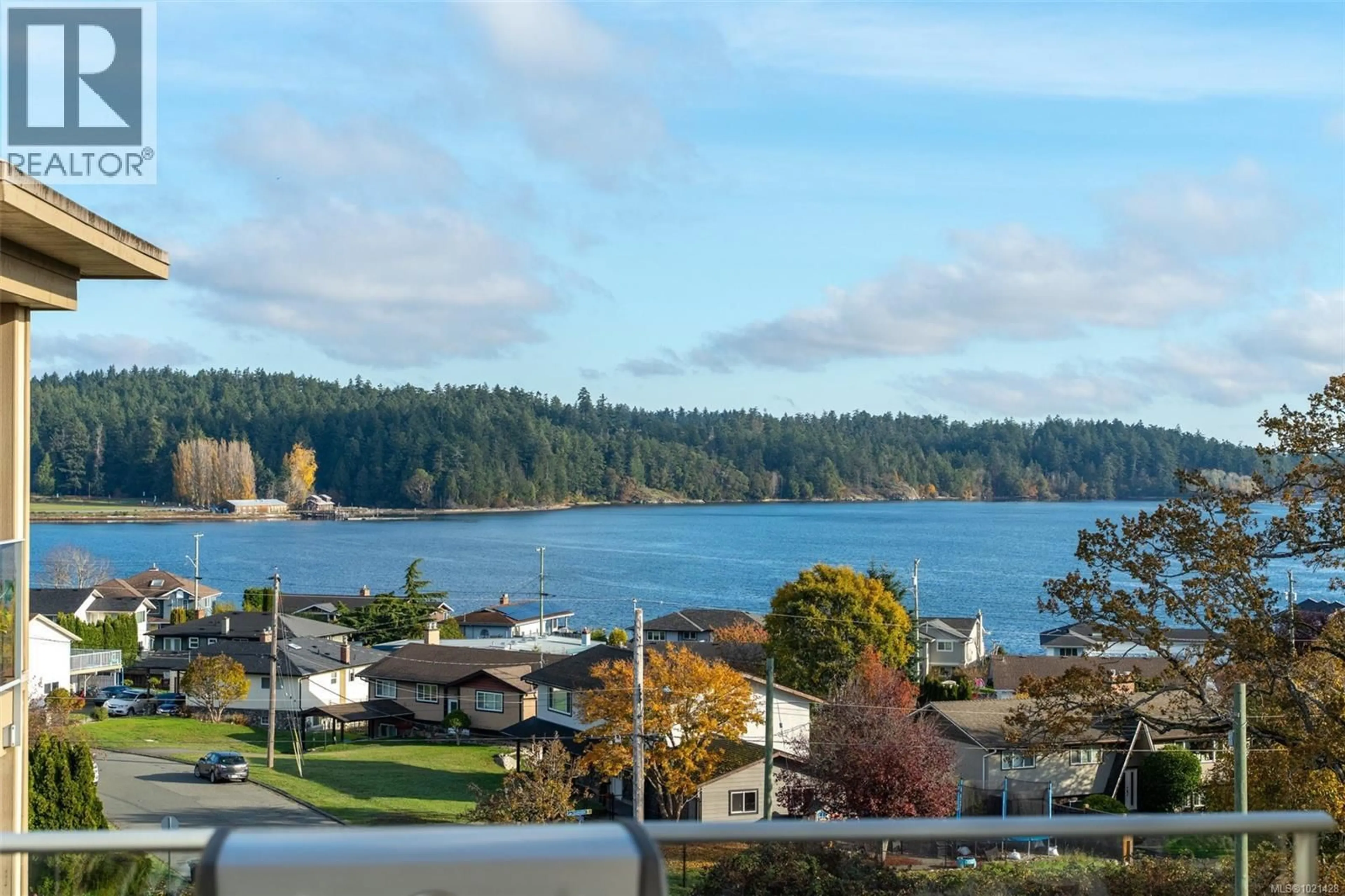 A pic from outside/outdoor area/front of a property/back of a property/a pic from drone, water/lake/river/ocean view for 403 - 3223 SELLECK WAY, Colwood British Columbia V9C0E7