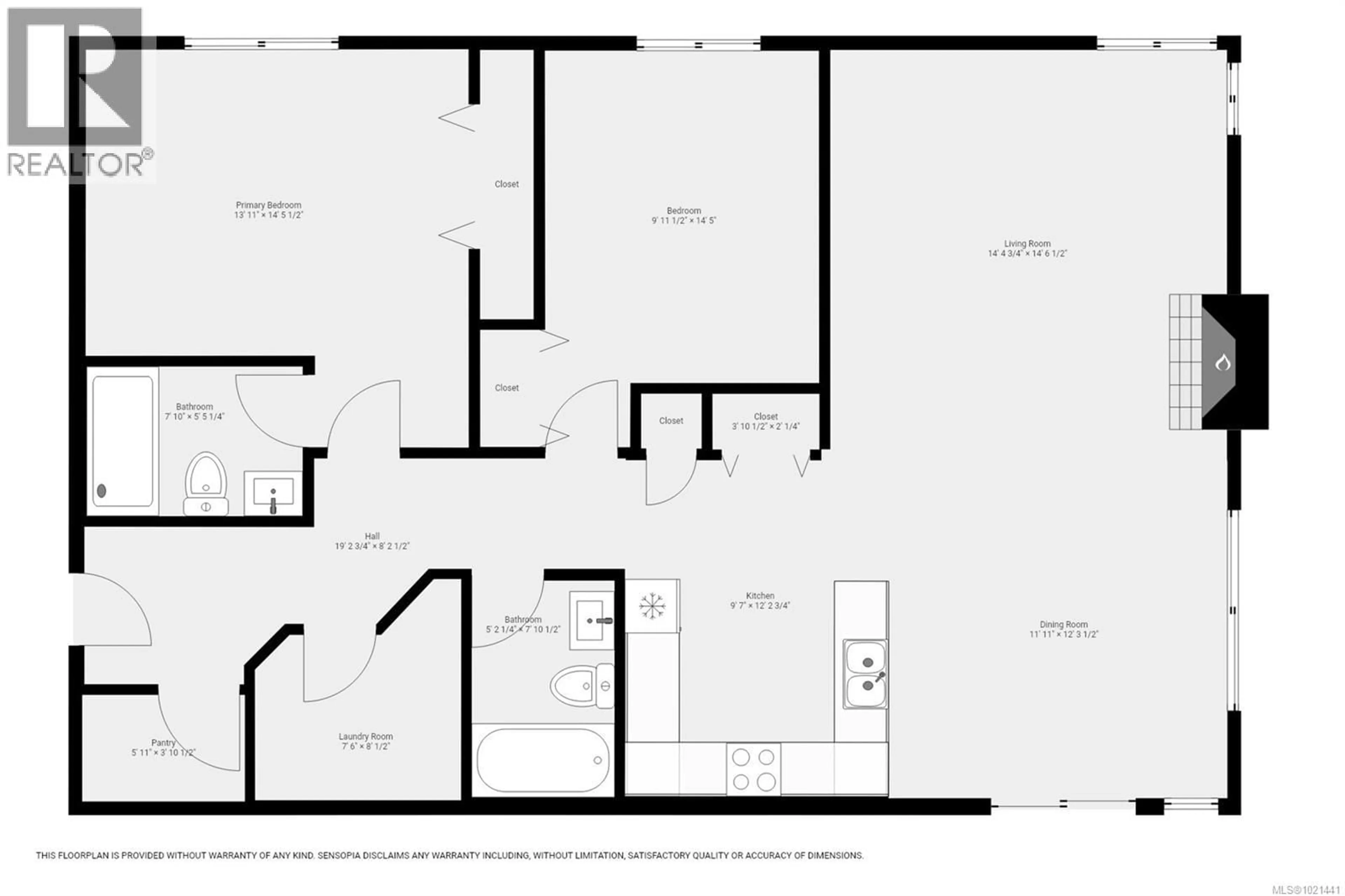 Floor plan for 108 - 1350 ISLAND HIGHWAY SOUTH, Campbell River British Columbia V9W1B5