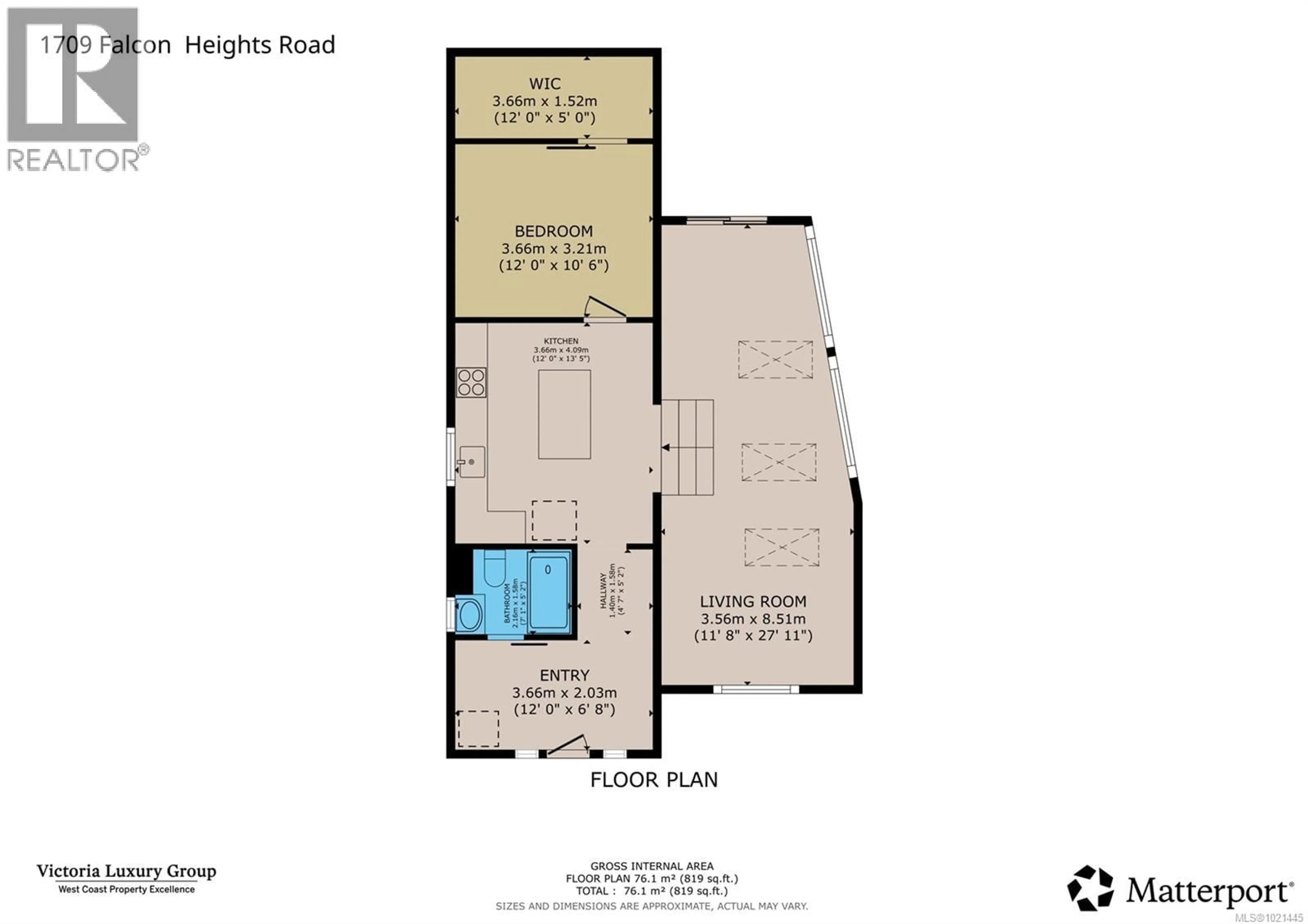 Floor plan for 1709 FALCON HEIGHTS ROAD, Langford British Columbia V9B6H6