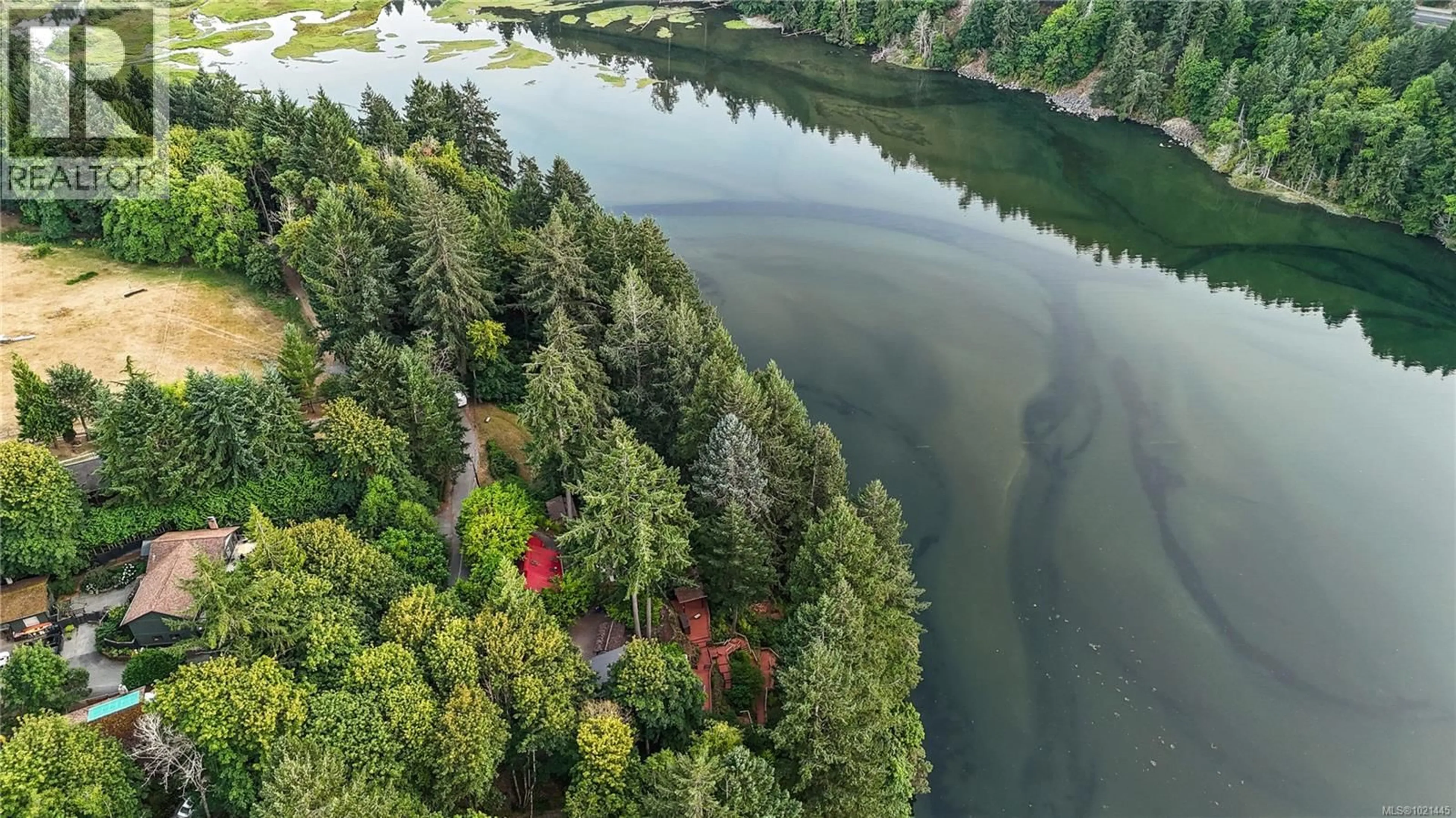 A pic from outside/outdoor area/front of a property/back of a property/a pic from drone, water/lake/river/ocean view for 1709 FALCON HEIGHTS ROAD, Langford British Columbia V9B6H6