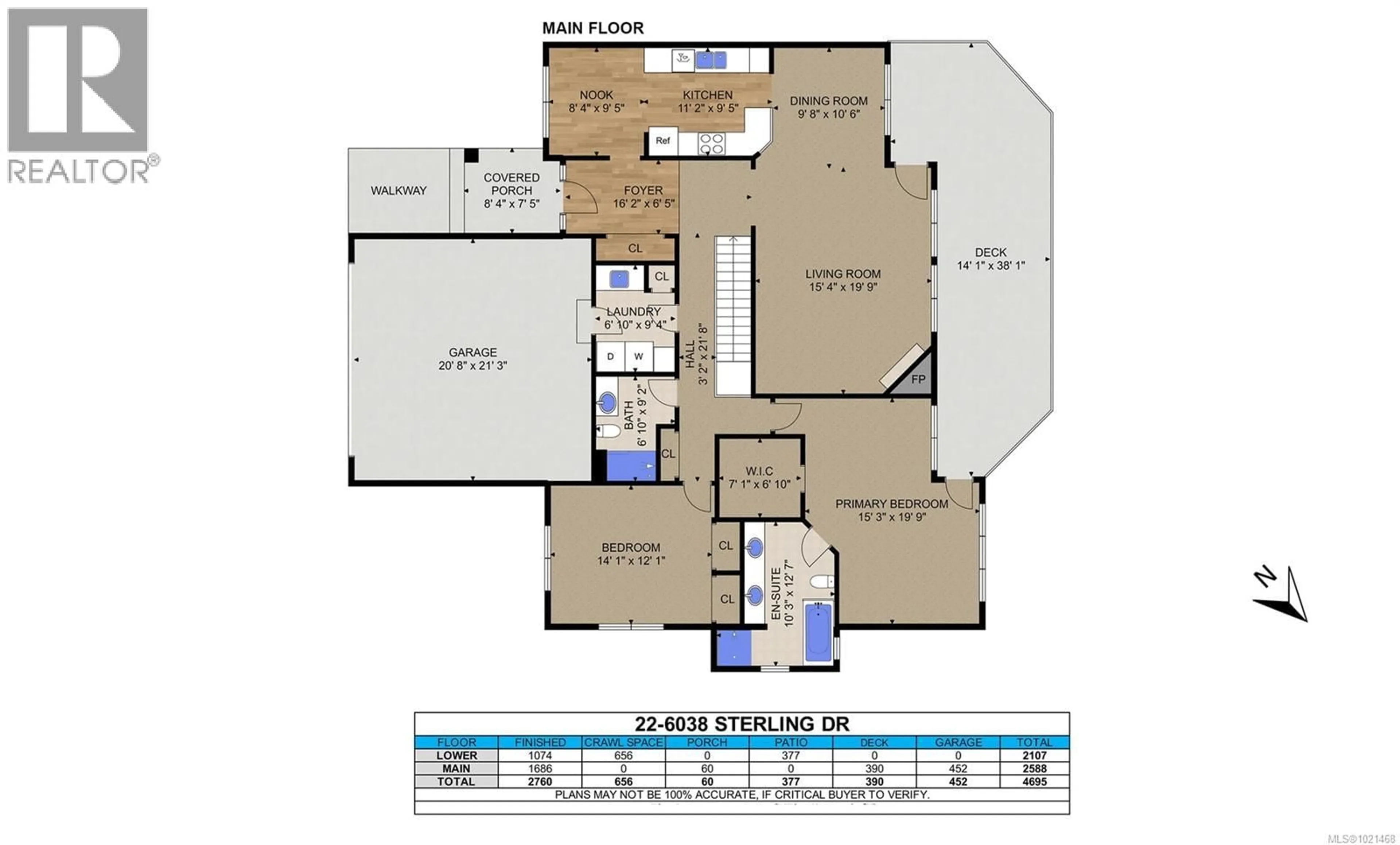 Floor plan for 22 - 6038 STERLING DRIVE, Duncan British Columbia V9L5K4