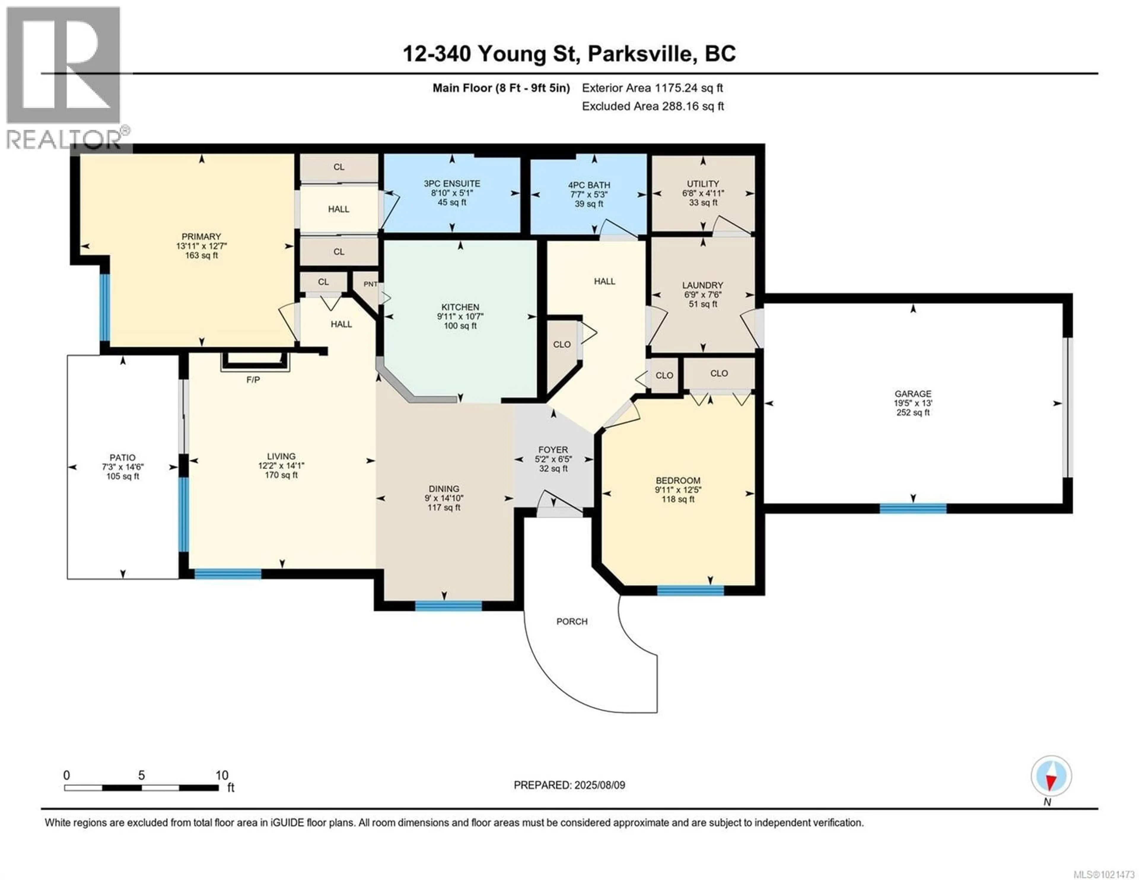 Floor plan for 12 - 340 YOUNG STREET, Parksville British Columbia V9P1C5