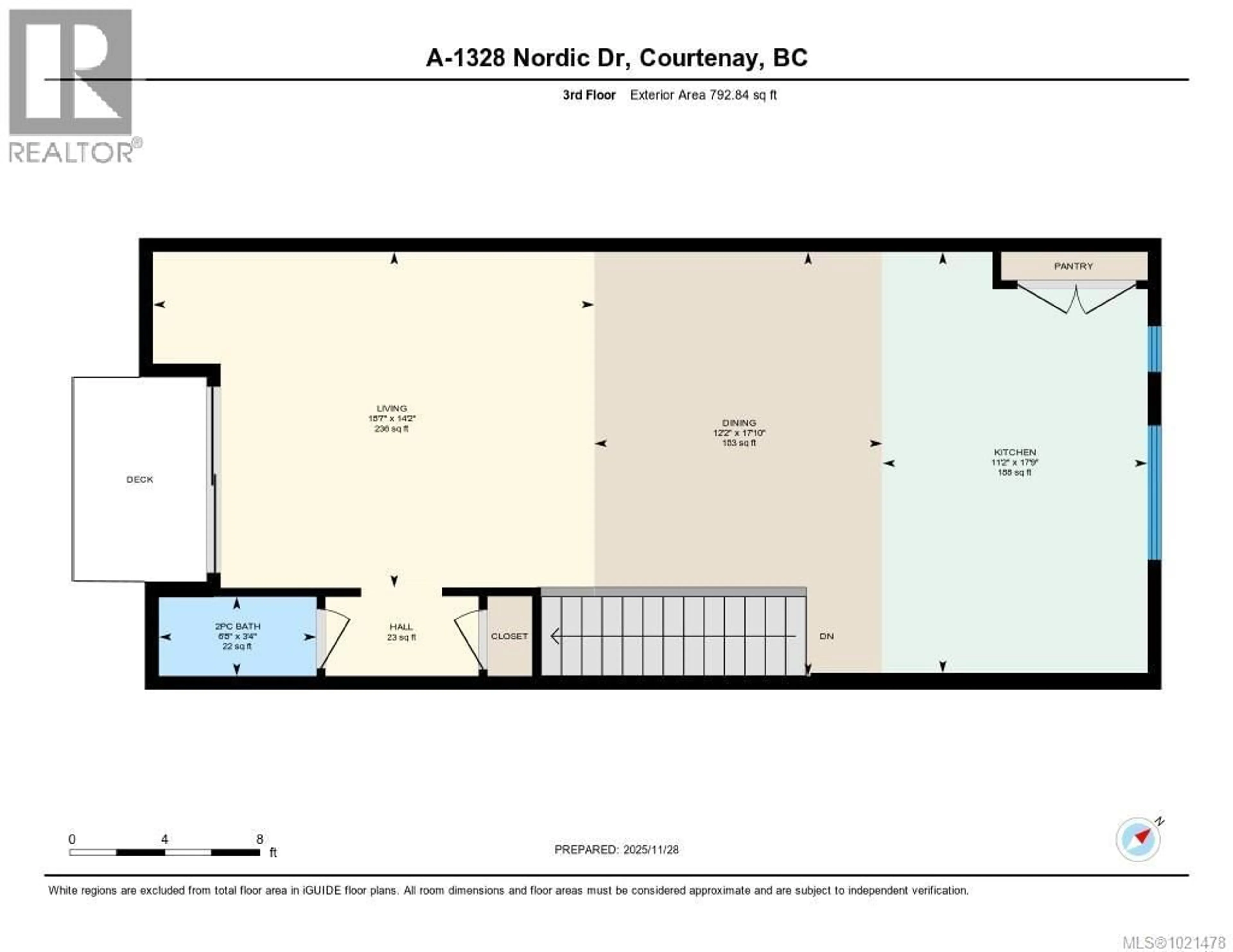 Floor plan for A - 1328 NORDIC DRIVE, Courtenay British Columbia V9J1L0