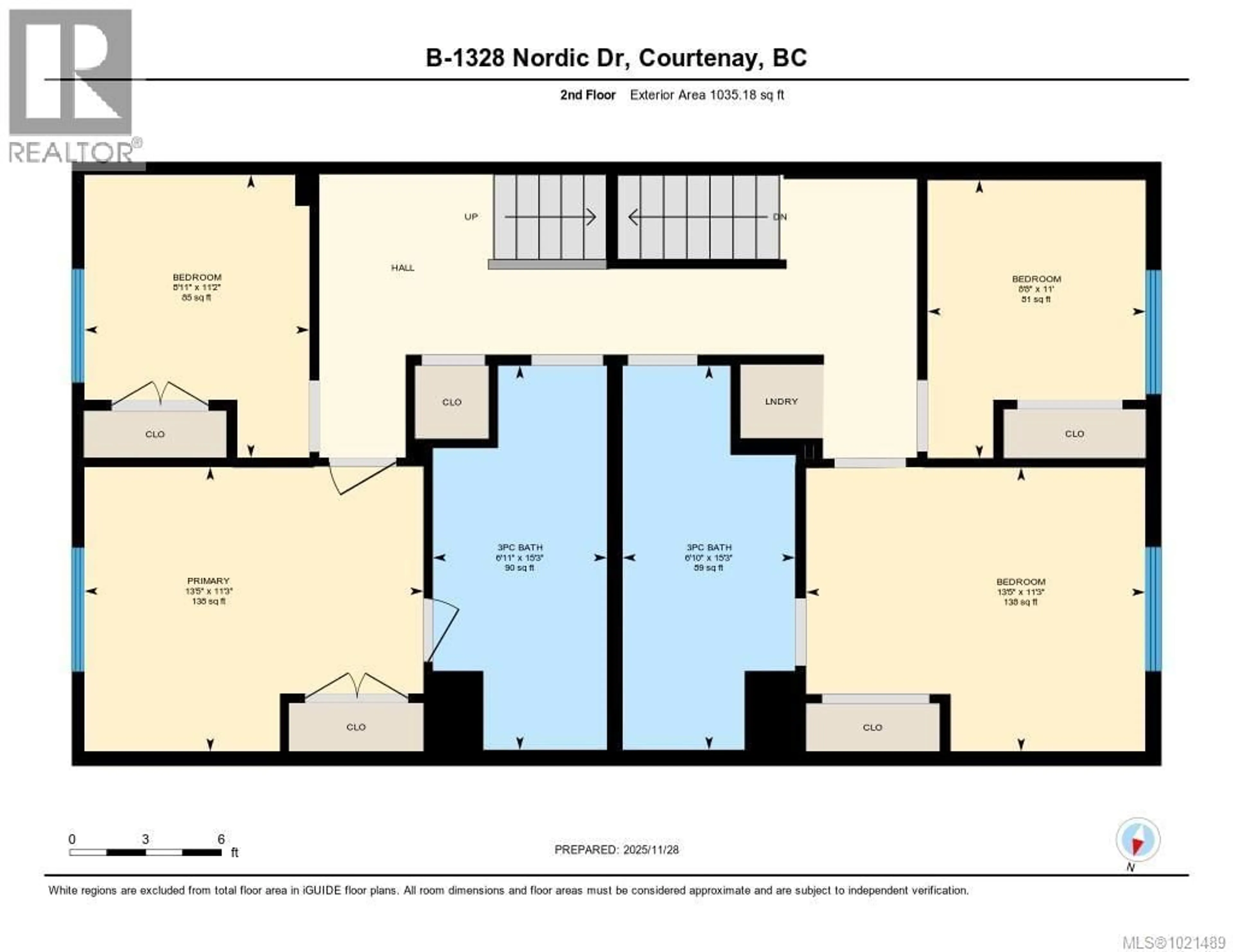 Floor plan for B - 1328 NORDIC DRIVE, Courtenay British Columbia V9J1L0