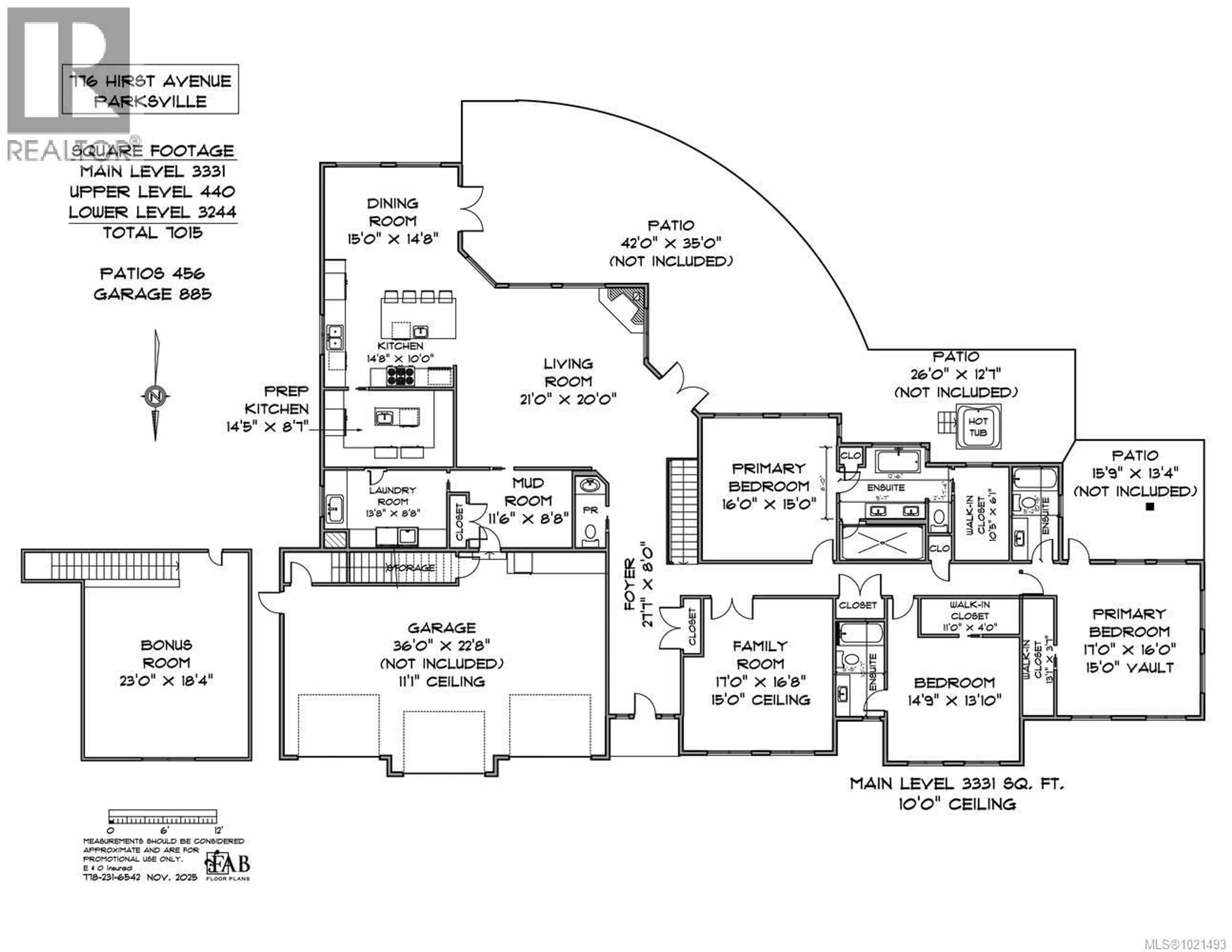 Floor plan for 776 HIRST AVENUE, Parksville British Columbia V9P2L5