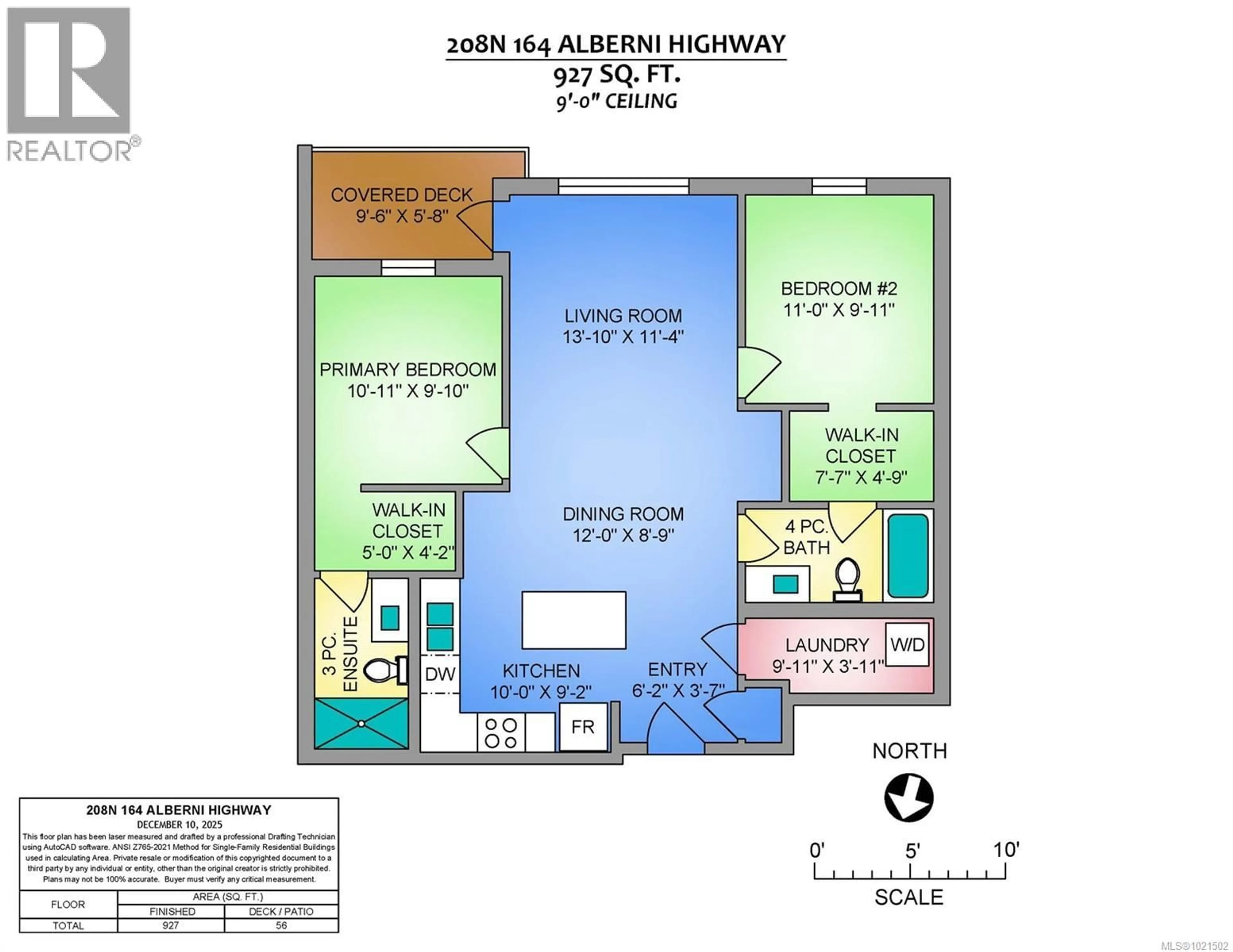 Floor plan for 208N - 164 ALBERNI HIGHWAY, Parksville British Columbia V9P1L9