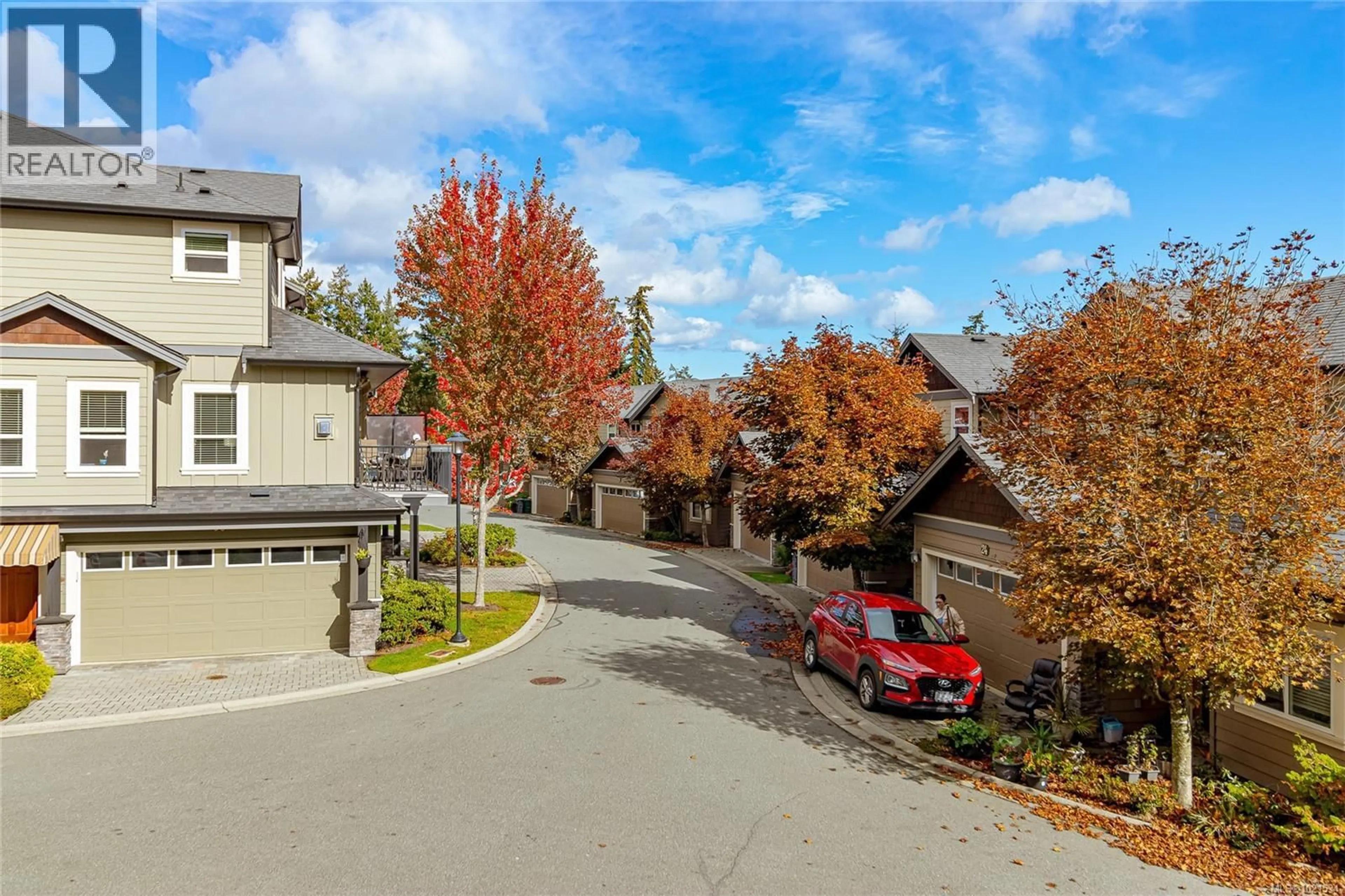 A pic from outside/outdoor area/front of a property/back of a property/a pic from drone, street for 29 - 2319 CHILCO ROAD, View Royal British Columbia V9B0L8