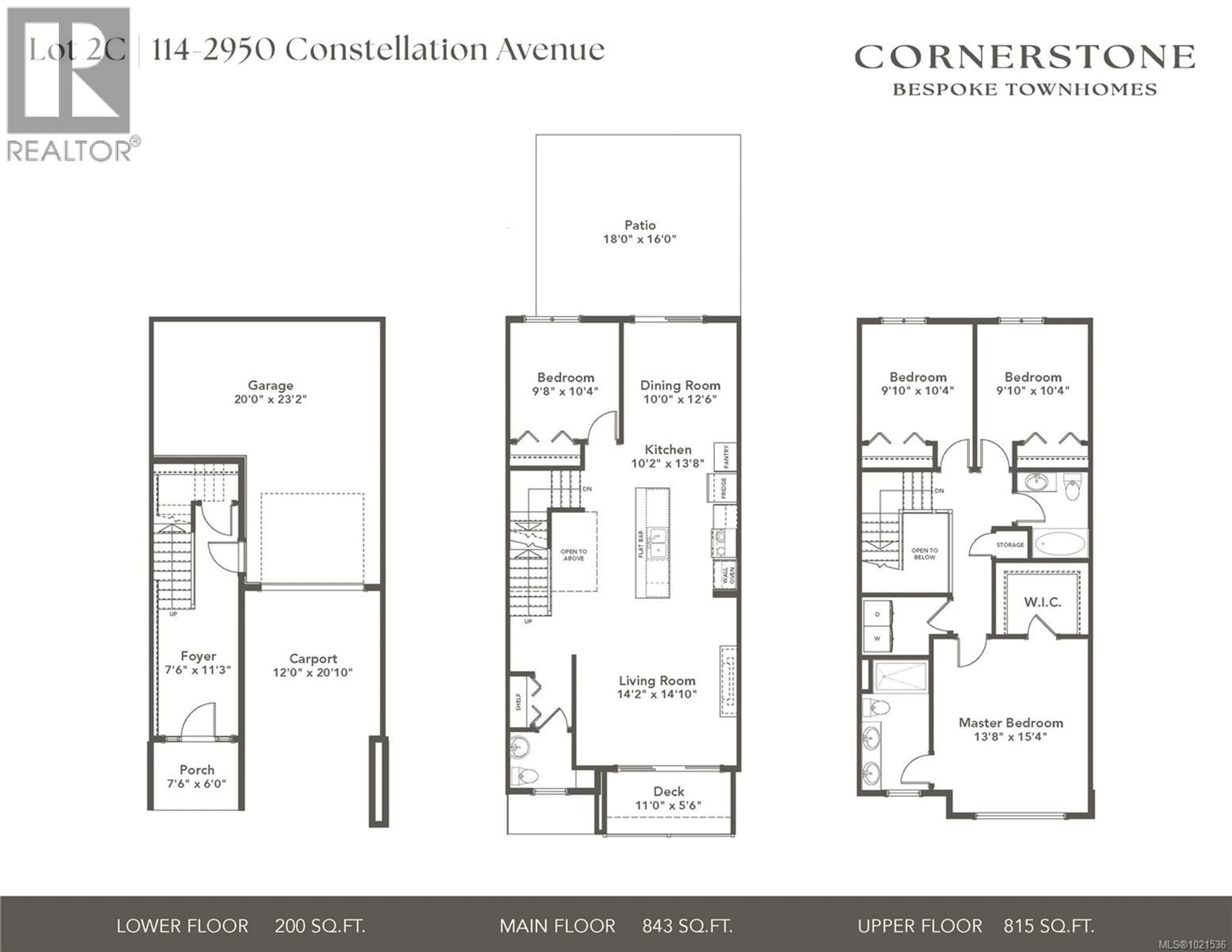 Floor plan for 114 - 2950 CONSTELLATION AVENUE, Langford British Columbia V9B7G3