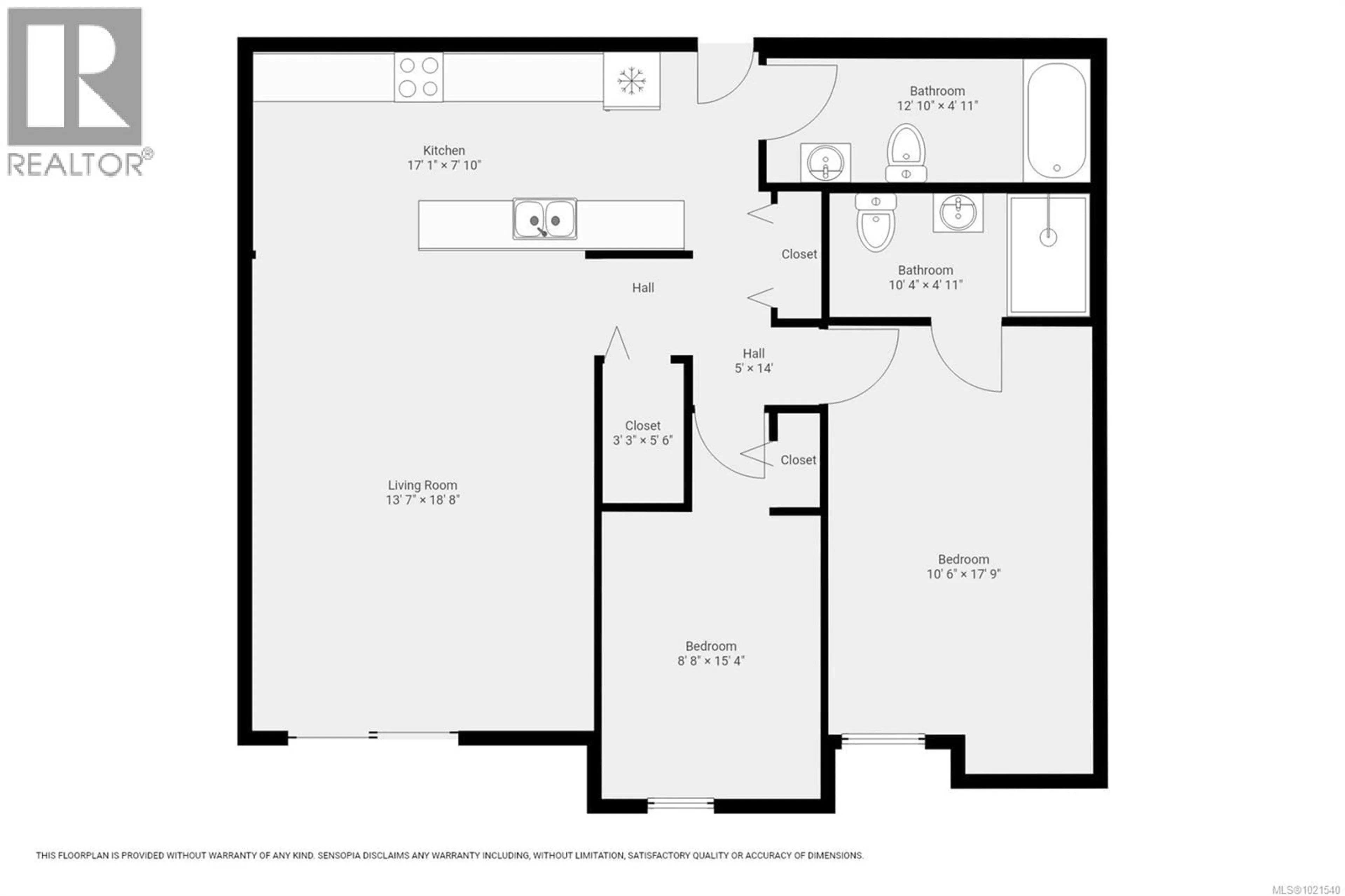 Floor plan for 305 - 585 DOGWOOD STREET SOUTH, Campbell River British Columbia V9W6T6
