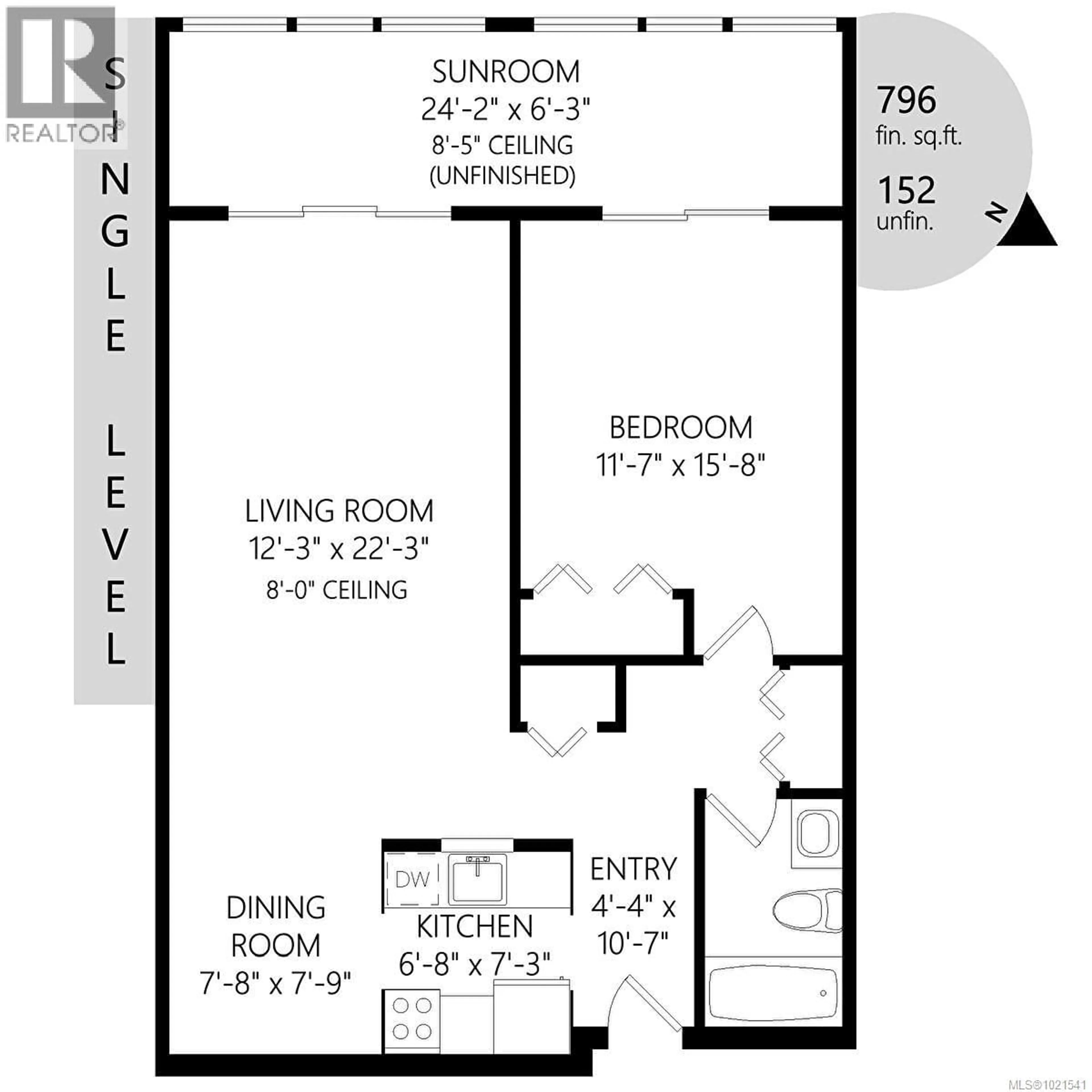 Floor plan for 108 - 2040 WHITE BIRCH ROAD, Sidney British Columbia V8L2R1
