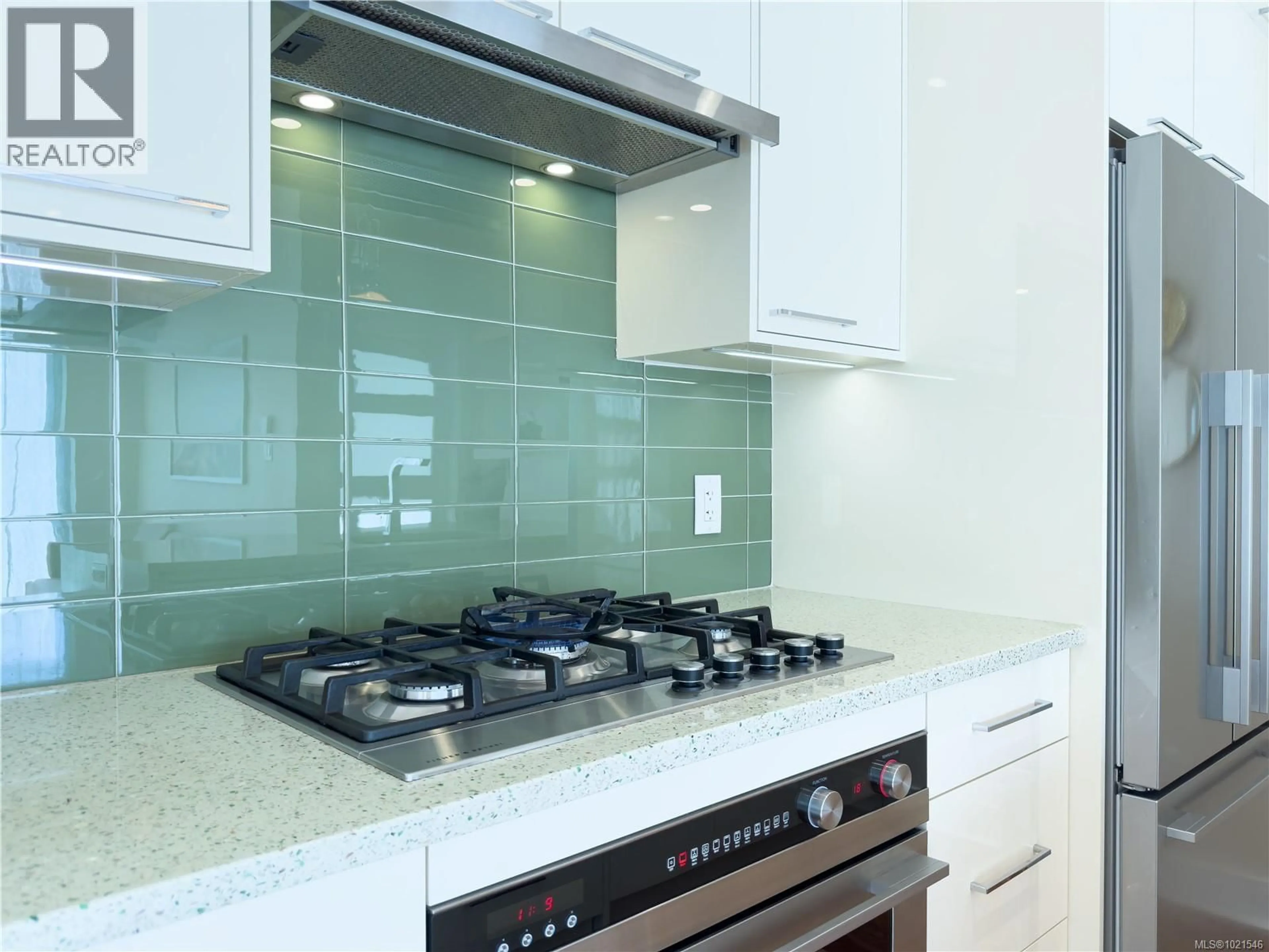 Standard kitchen, ceramic/tile floor for N312 - 1105 PANDORA AVENUE, Victoria British Columbia V8V3P9