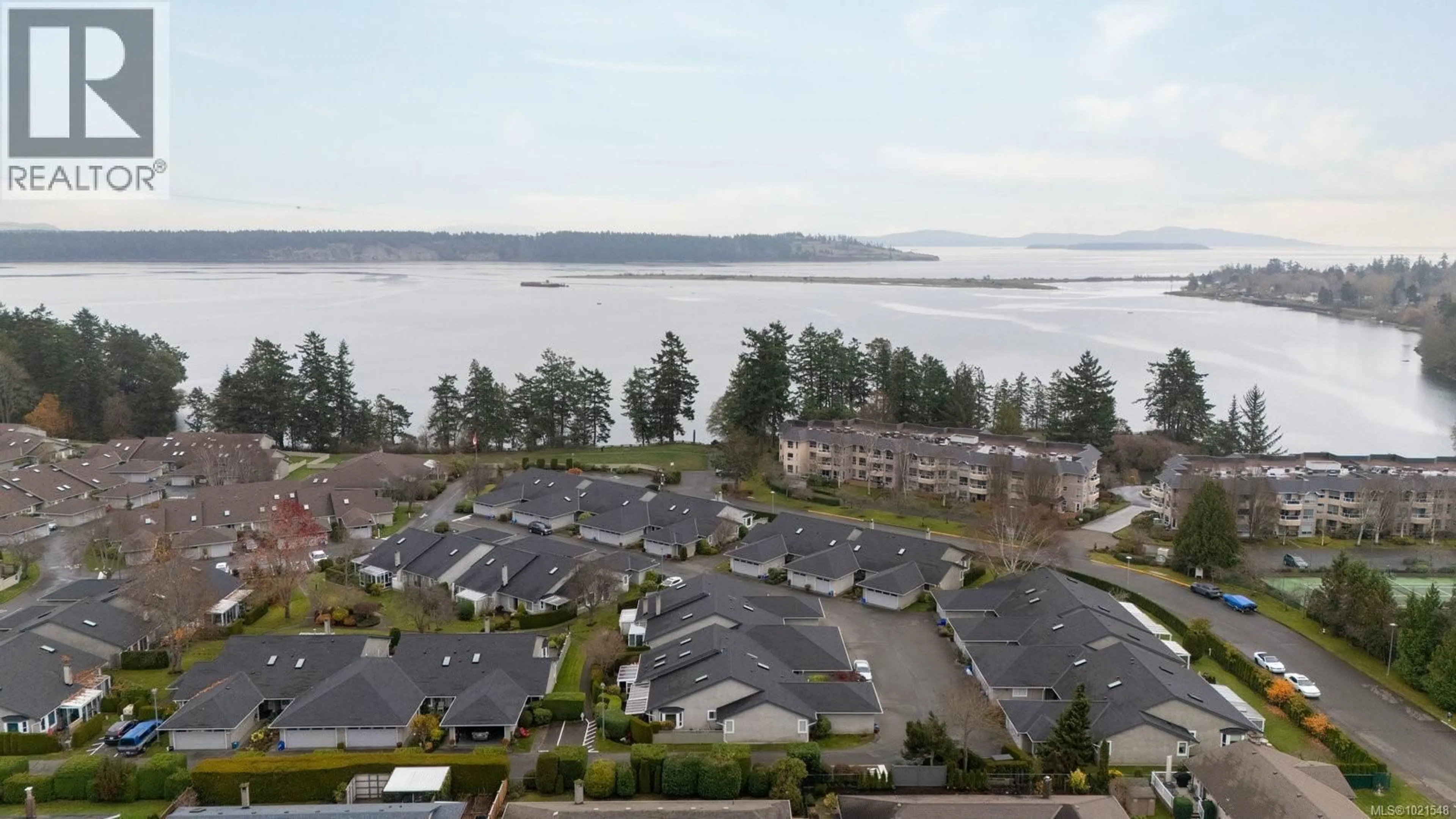 A pic from outside/outdoor area/front of a property/back of a property/a pic from drone, water/lake/river/ocean view for 83 - 2600 FERGUSON ROAD, Central Saanich British Columbia V8M2C1