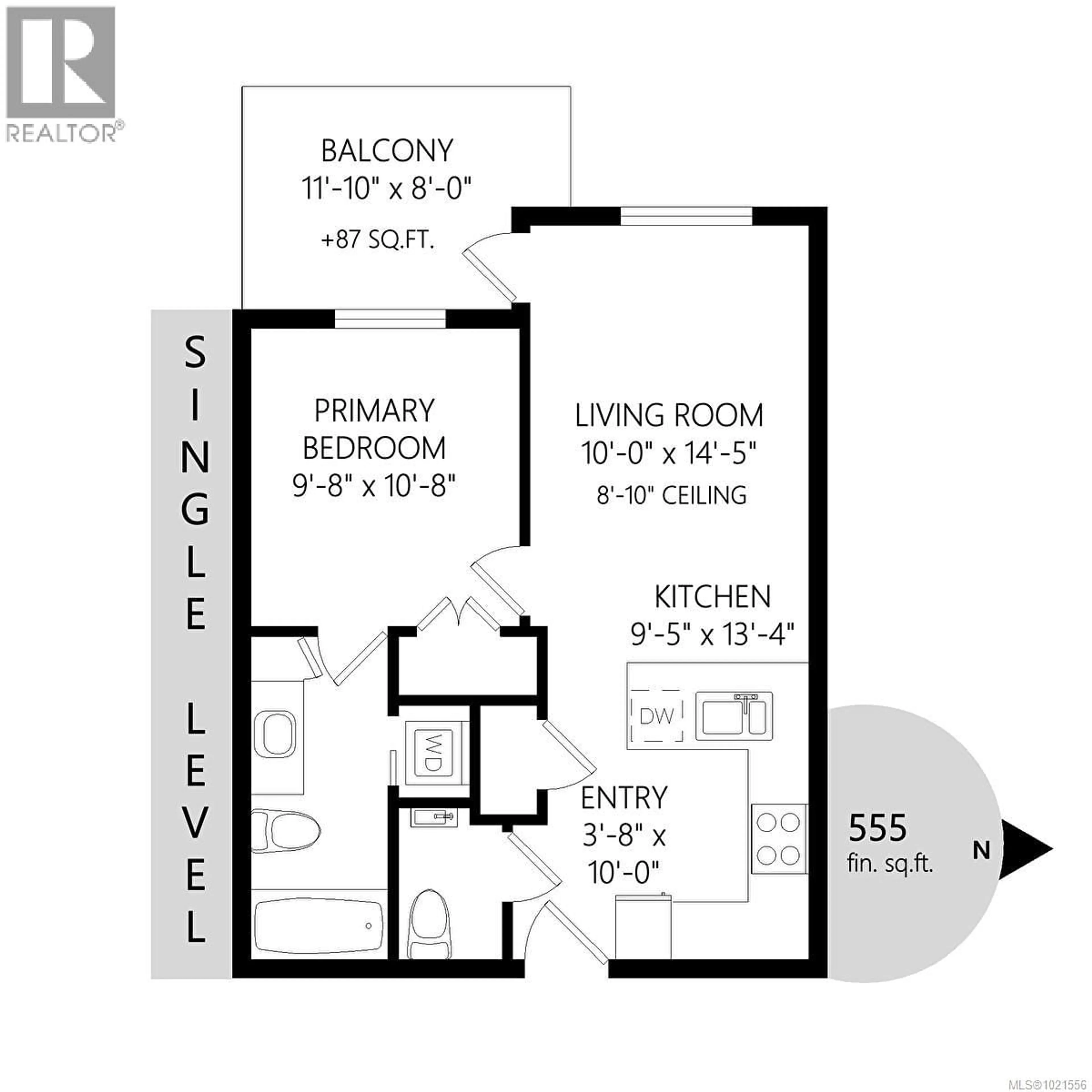 Floor plan for 212 - 21 CONARD STREET, View Royal British Columbia V8Z5G1