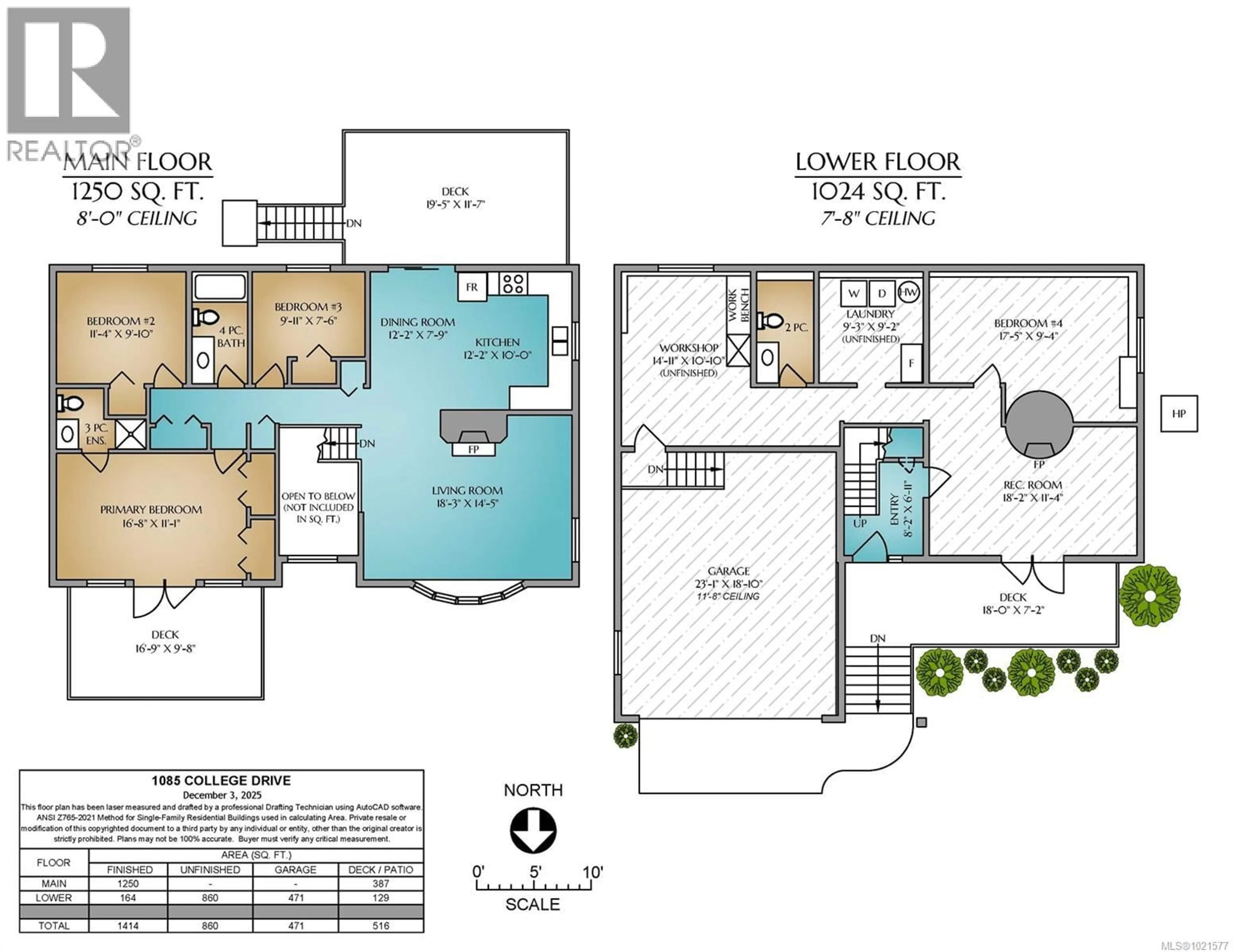 Floor plan for 1085 COLLEGE DRIVE, Nanaimo British Columbia V9R5V5