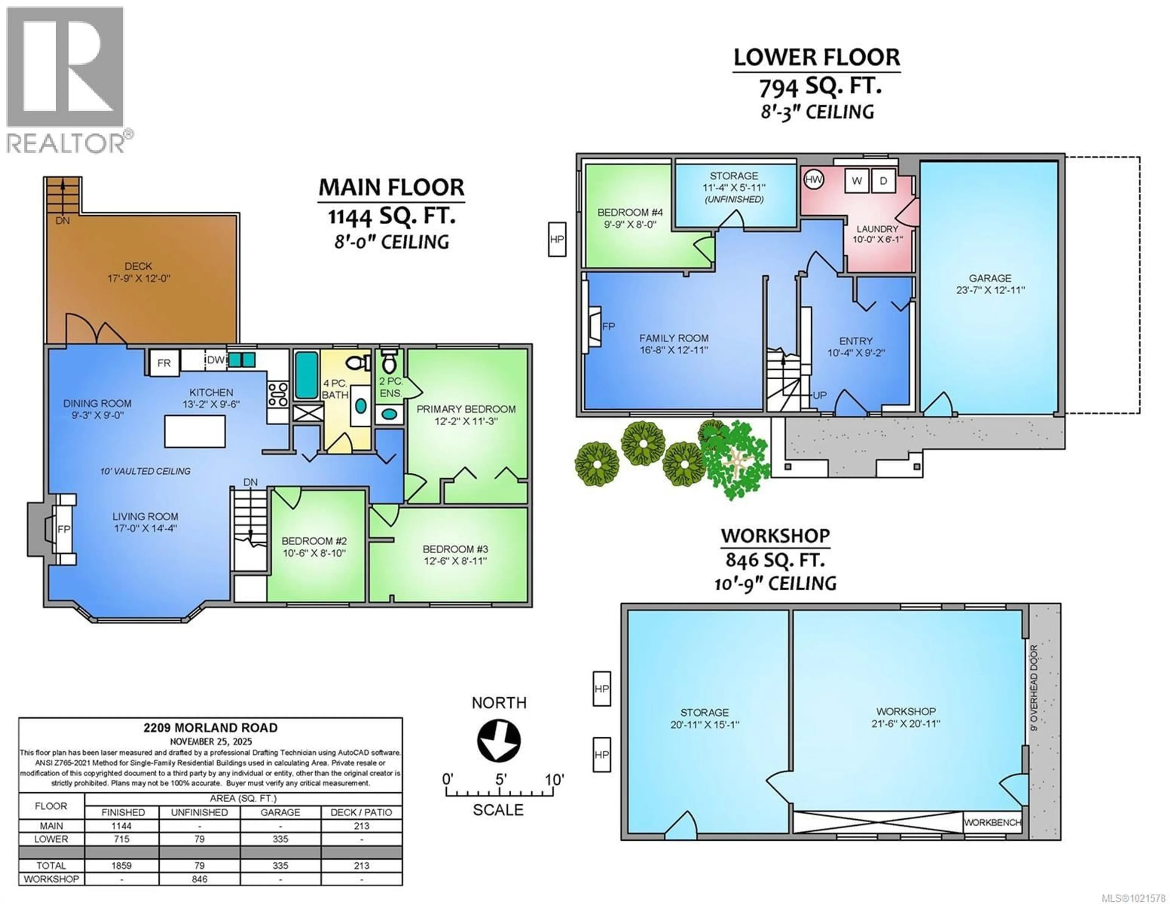 Floor plan for 2209 MORLAND ROAD, Nanaimo British Columbia V9X1J5